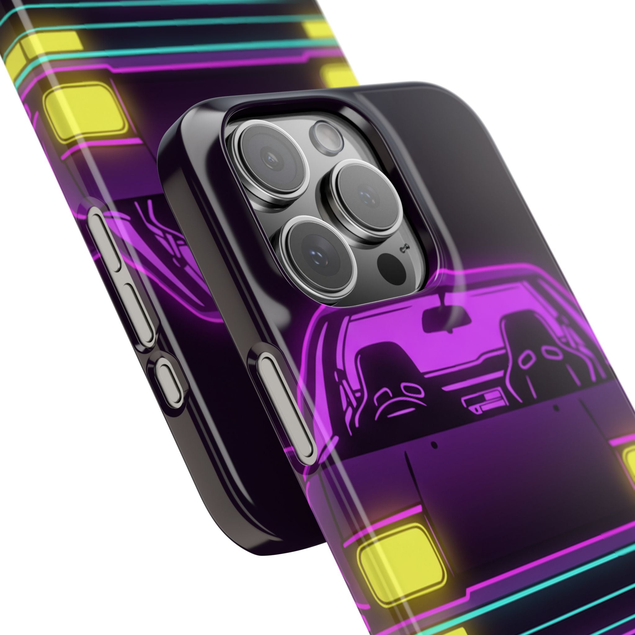 Toyota AE86 (1983-87) Neon Synthwave Phone Case
