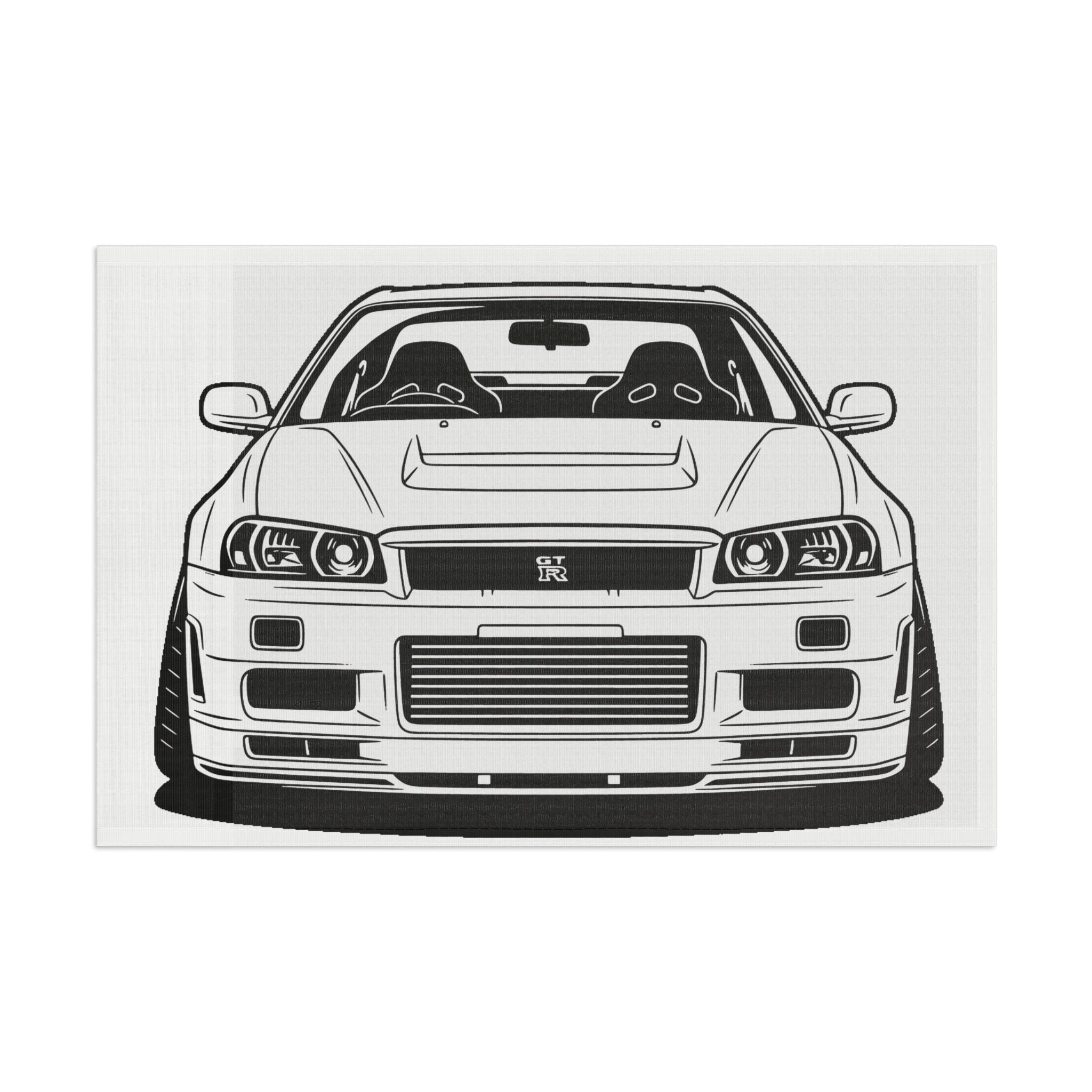 Nissan GT-R Garage Flag