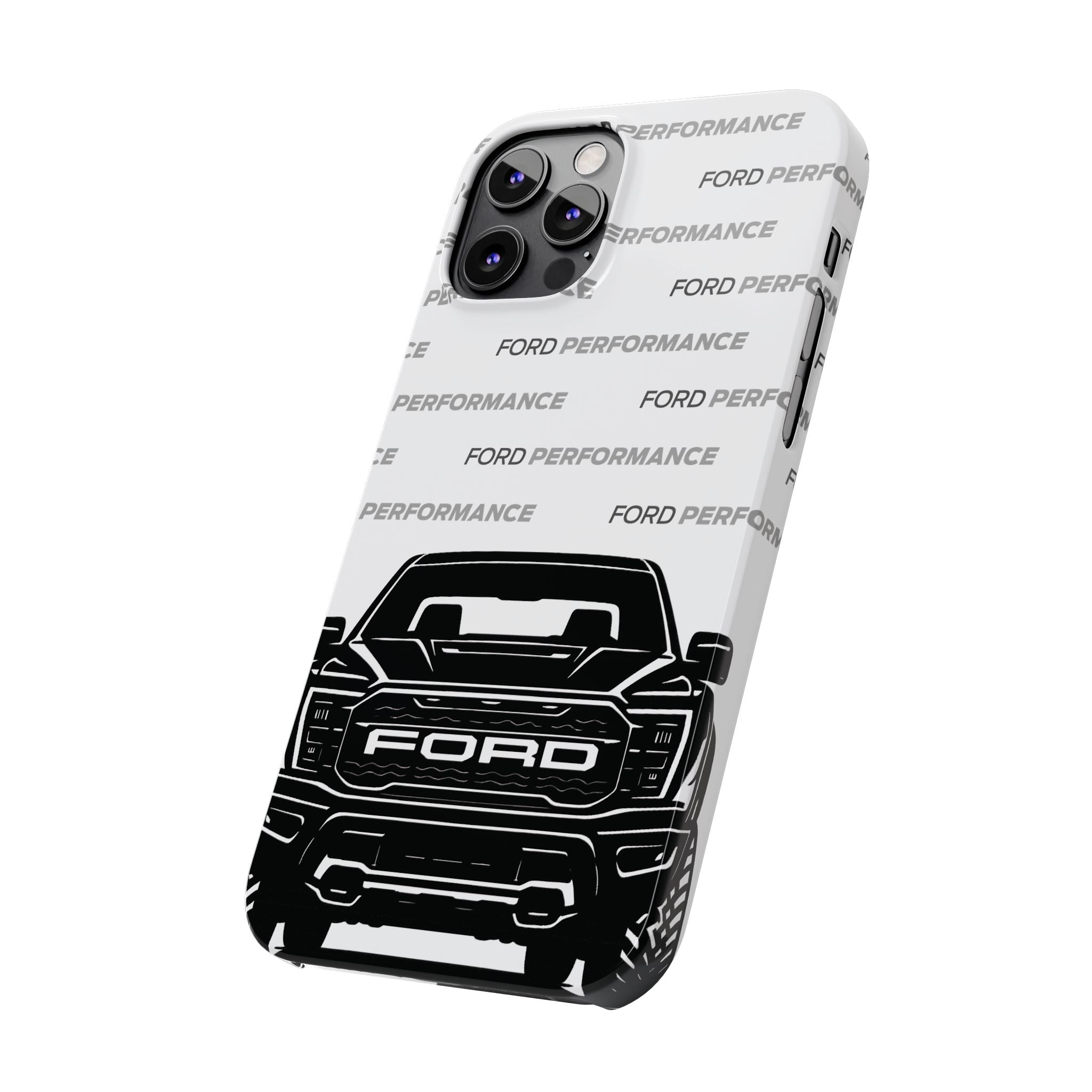 Ford Raptor (Gen 3) Slim Phone Case Greyscale