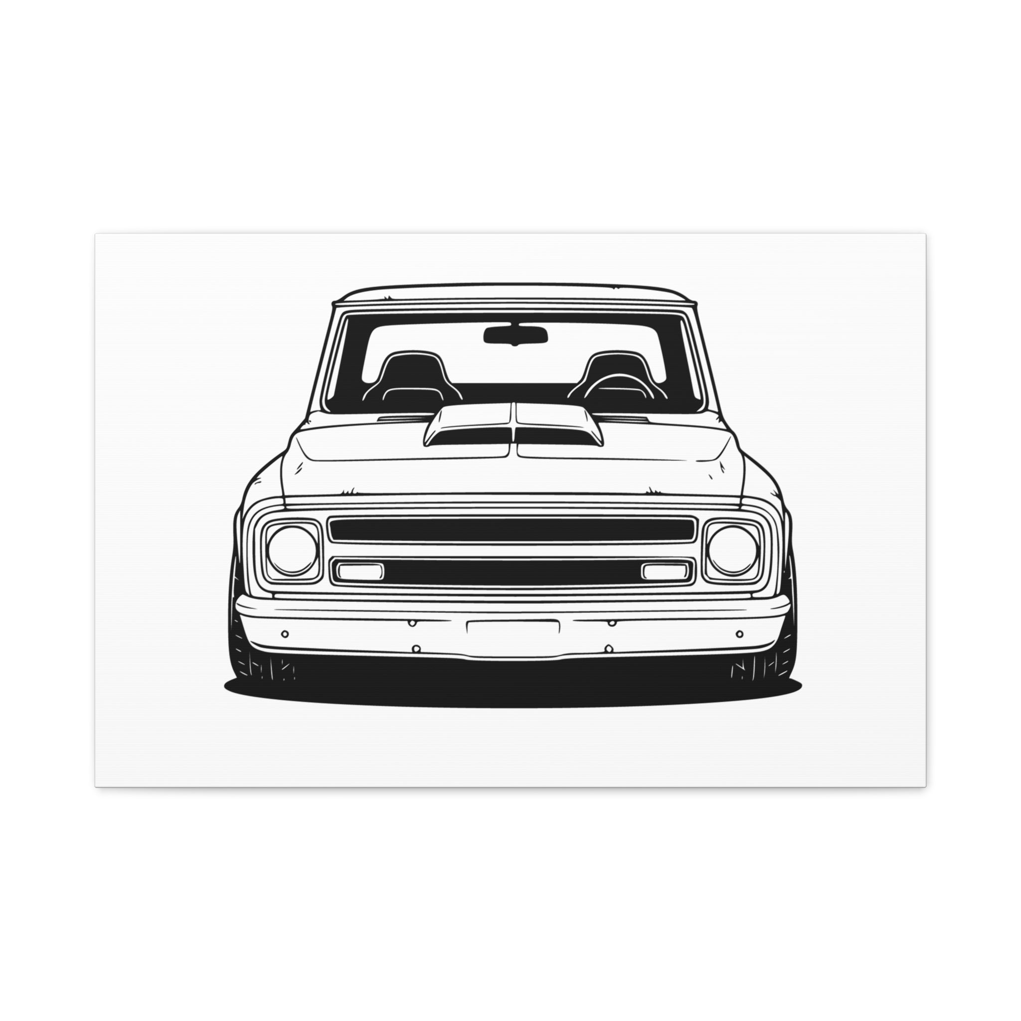Chevy C10 Pickup (1967-72) Canvas Wall Art
