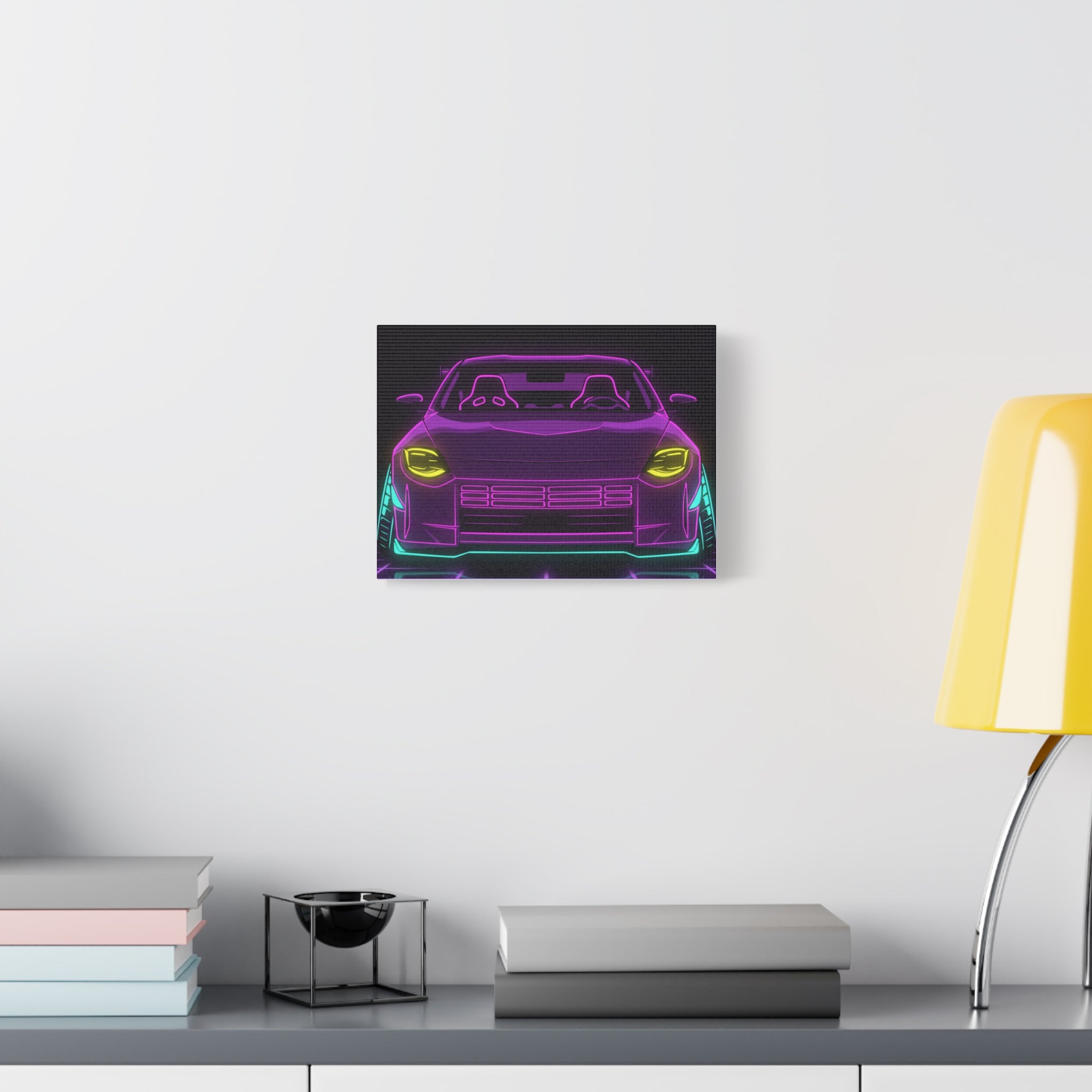 Nissan Z RZ34 (2023+) Neon Synthwave Canvas Wall Art