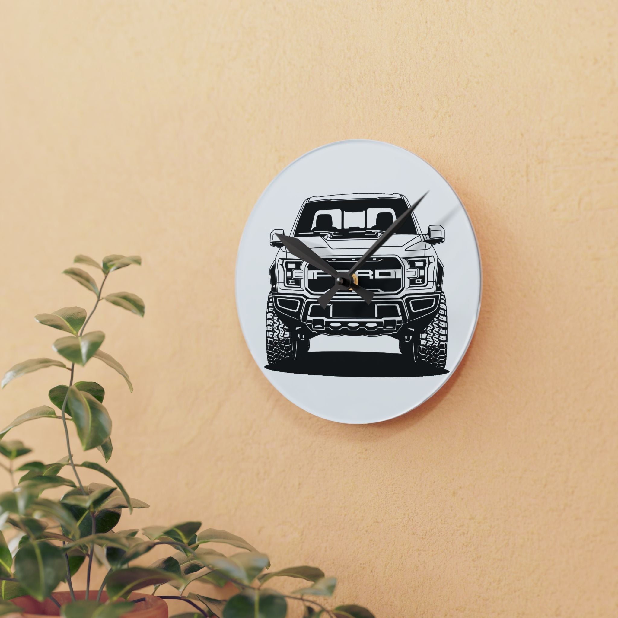 Ford F-150 Raptor Gen 2 Wall Clock