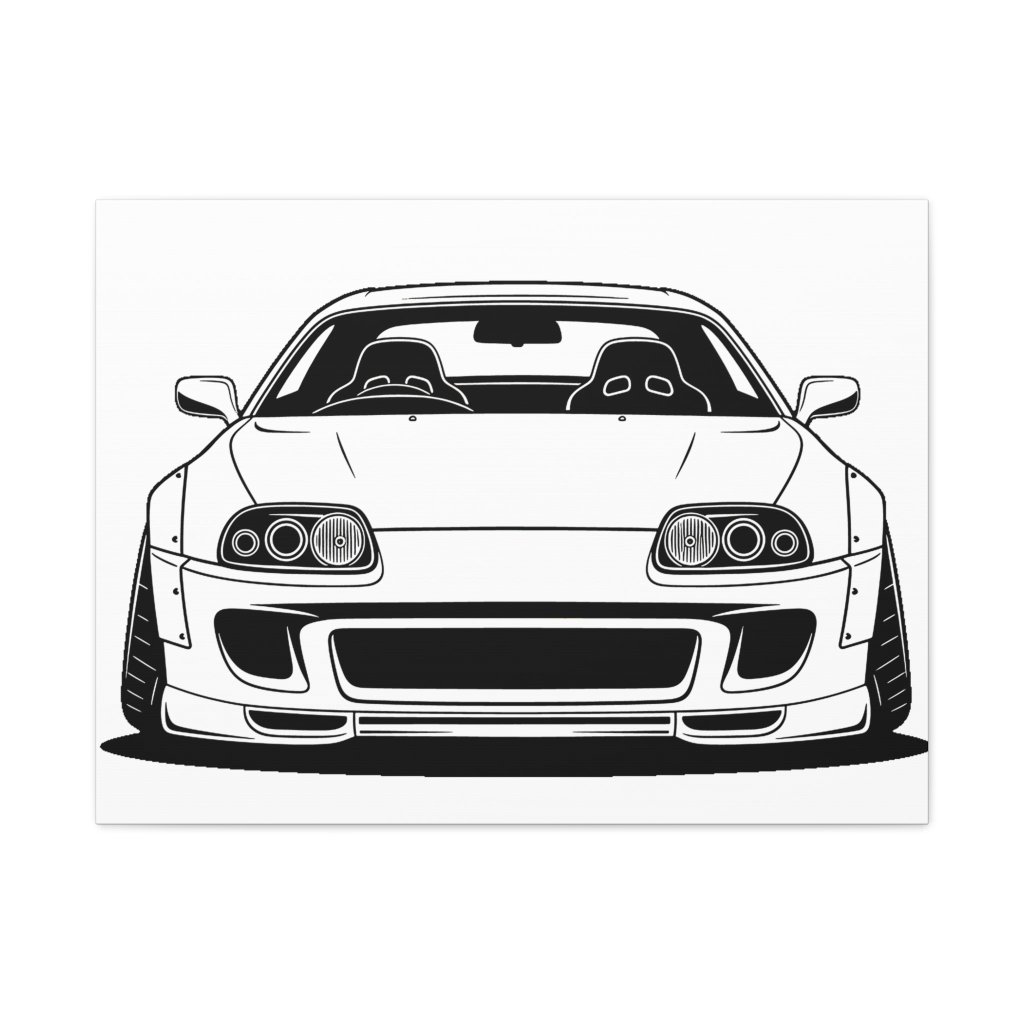Toyota Supra MK4 Canvas Wall Art