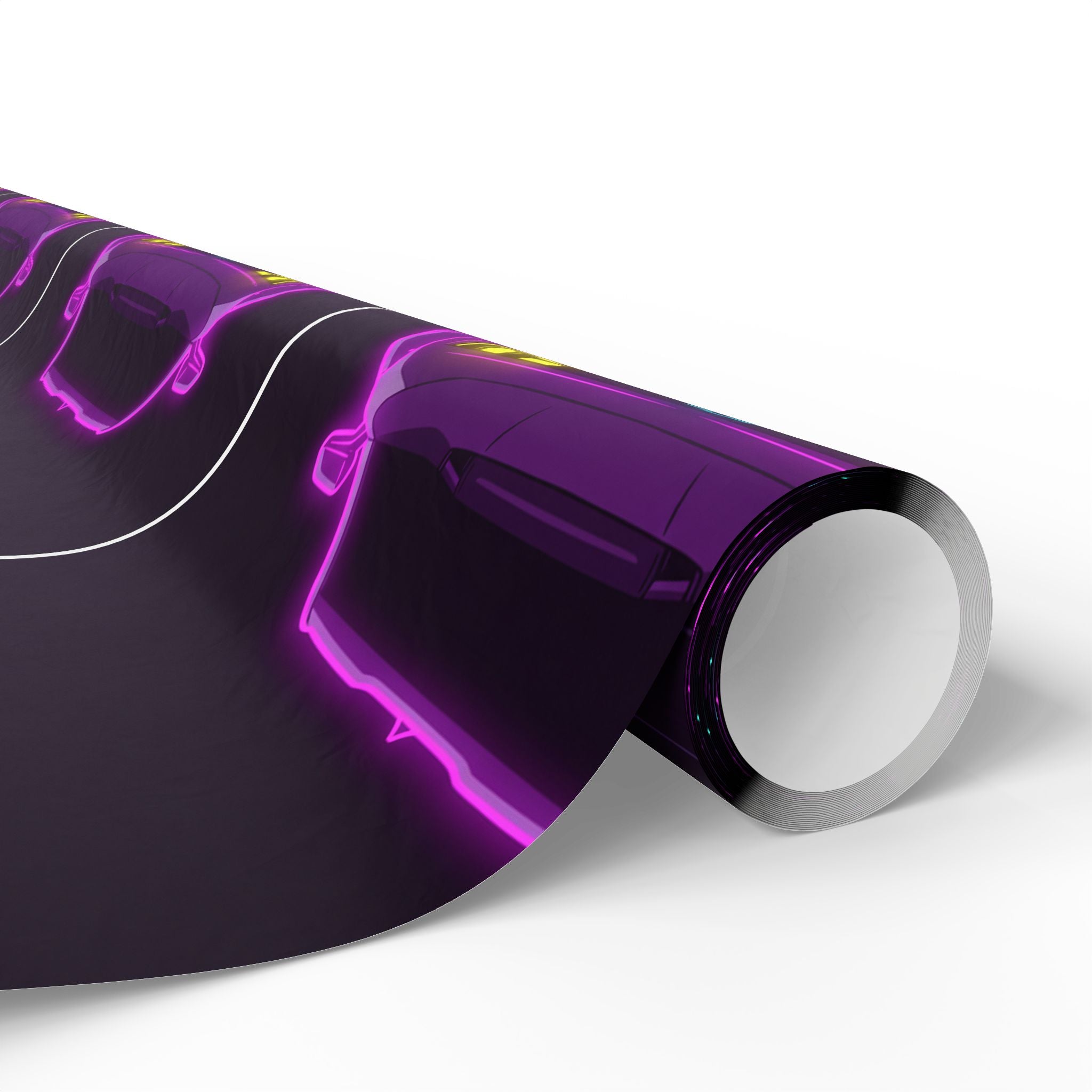 Chevrolet Camaro ZL1 Neon Synthwave Gift Wrapping Paper