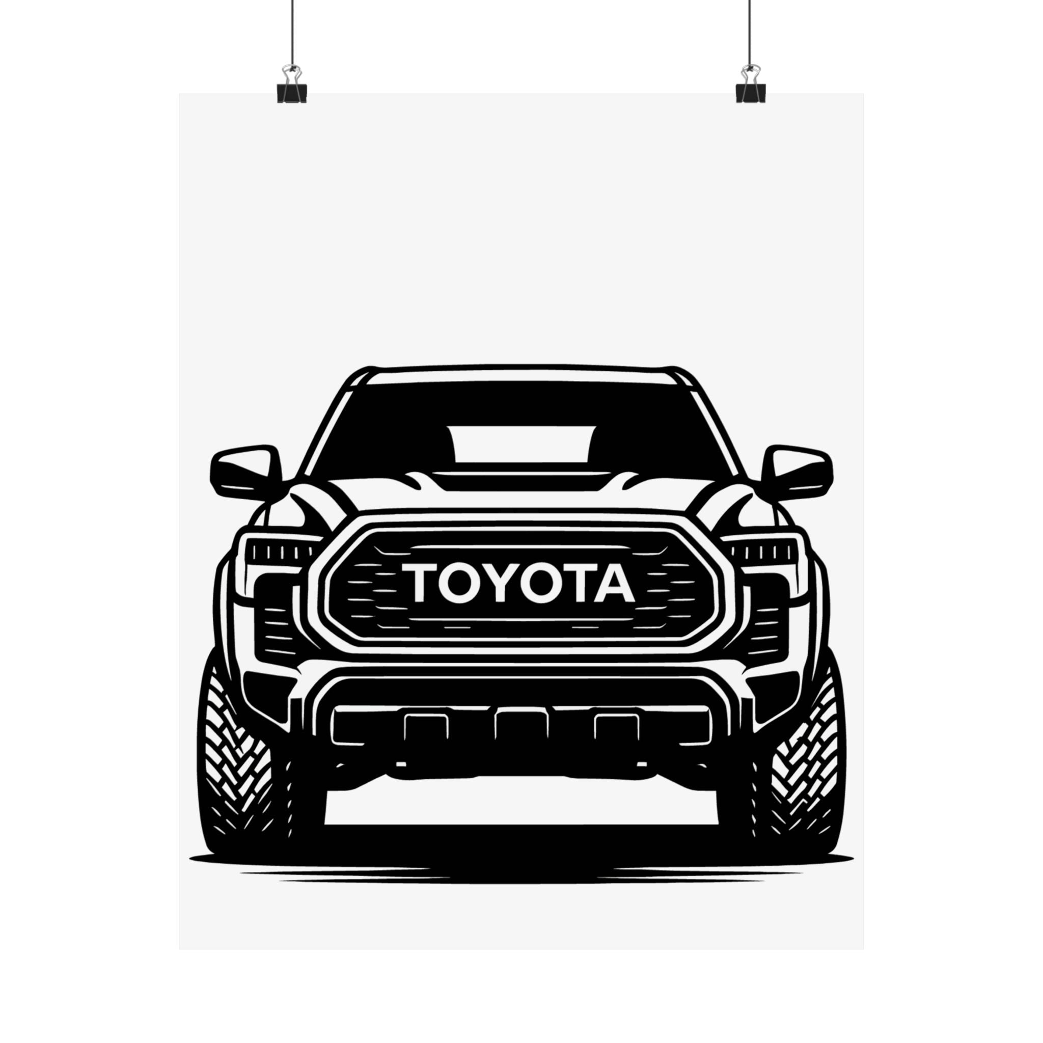 Toyota Tundrea TRD Pro Poster Print