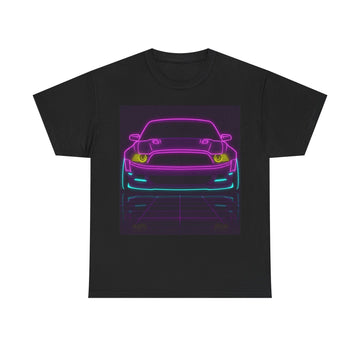 Ford Mustang GT (S197) Neon Synthwave Unisex Tee
