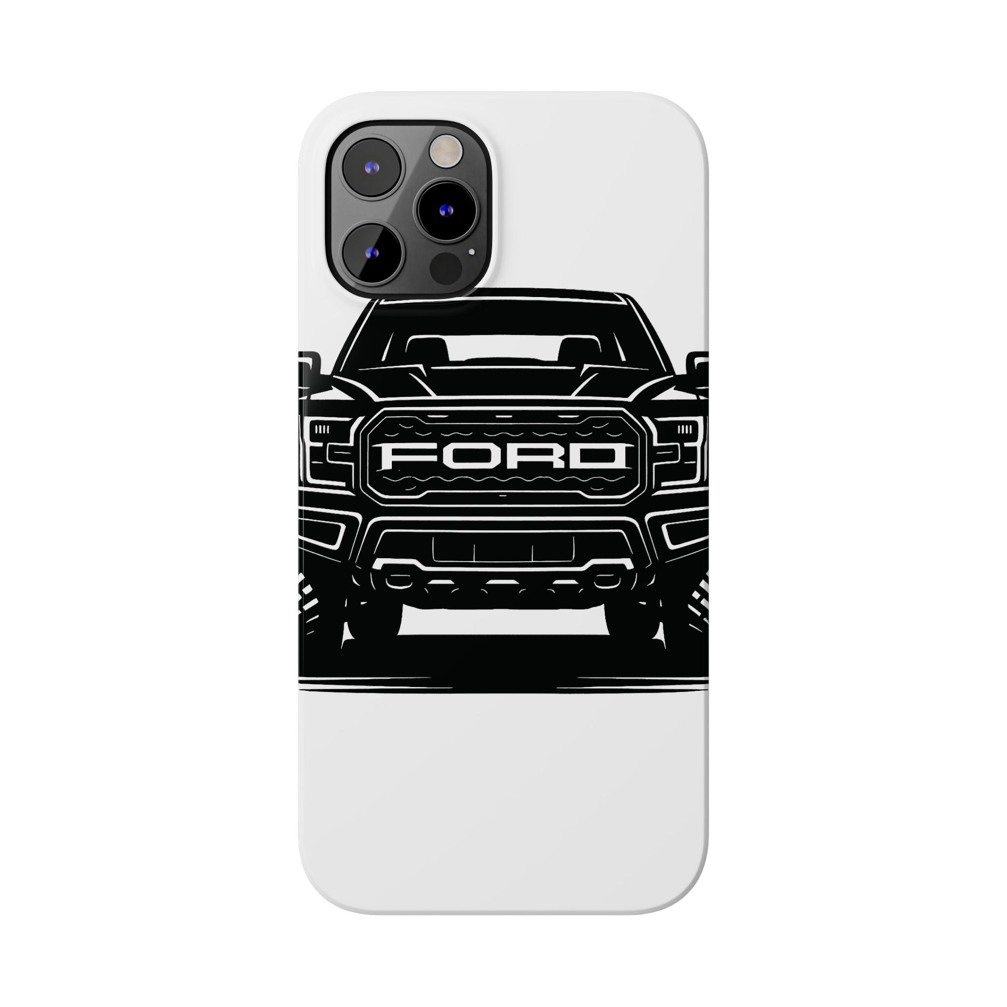 Ford Raptor (Gen 3) Slim Phone Case Greyscale