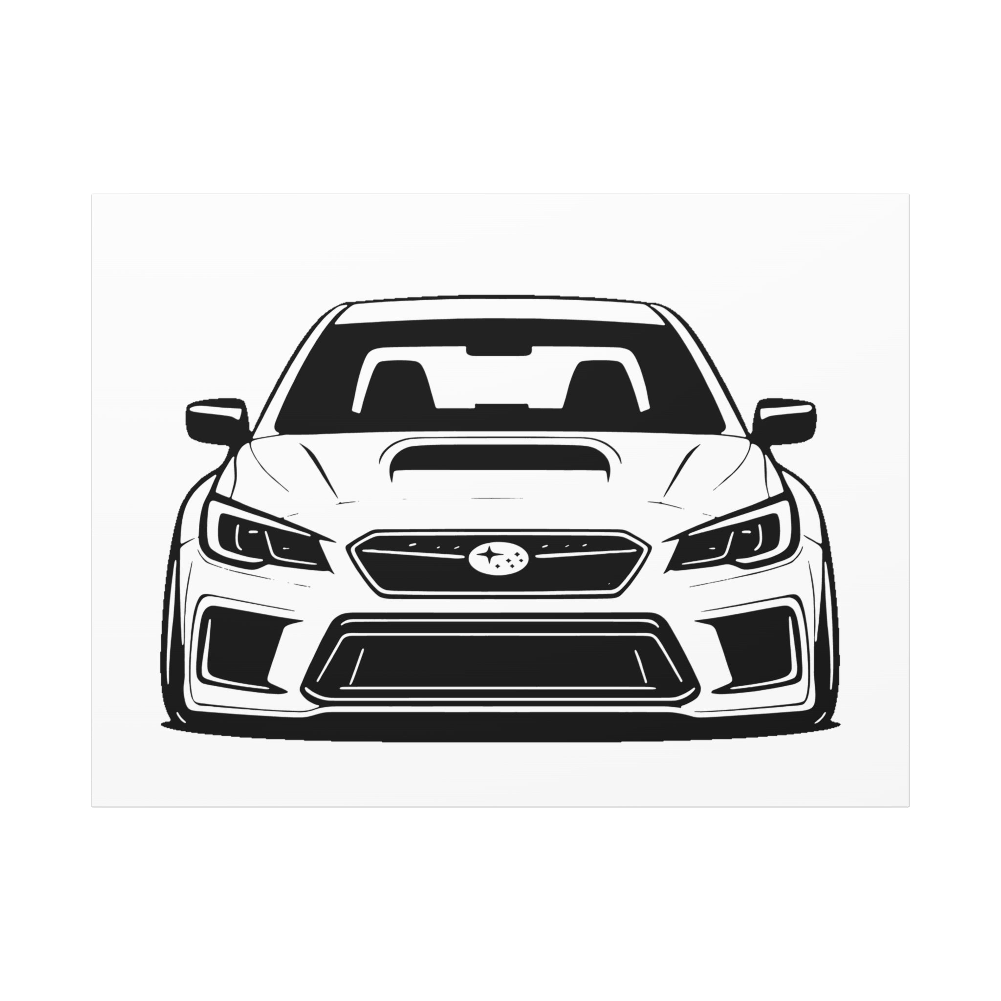 Subaru WRX STI Canvas Wall Art
