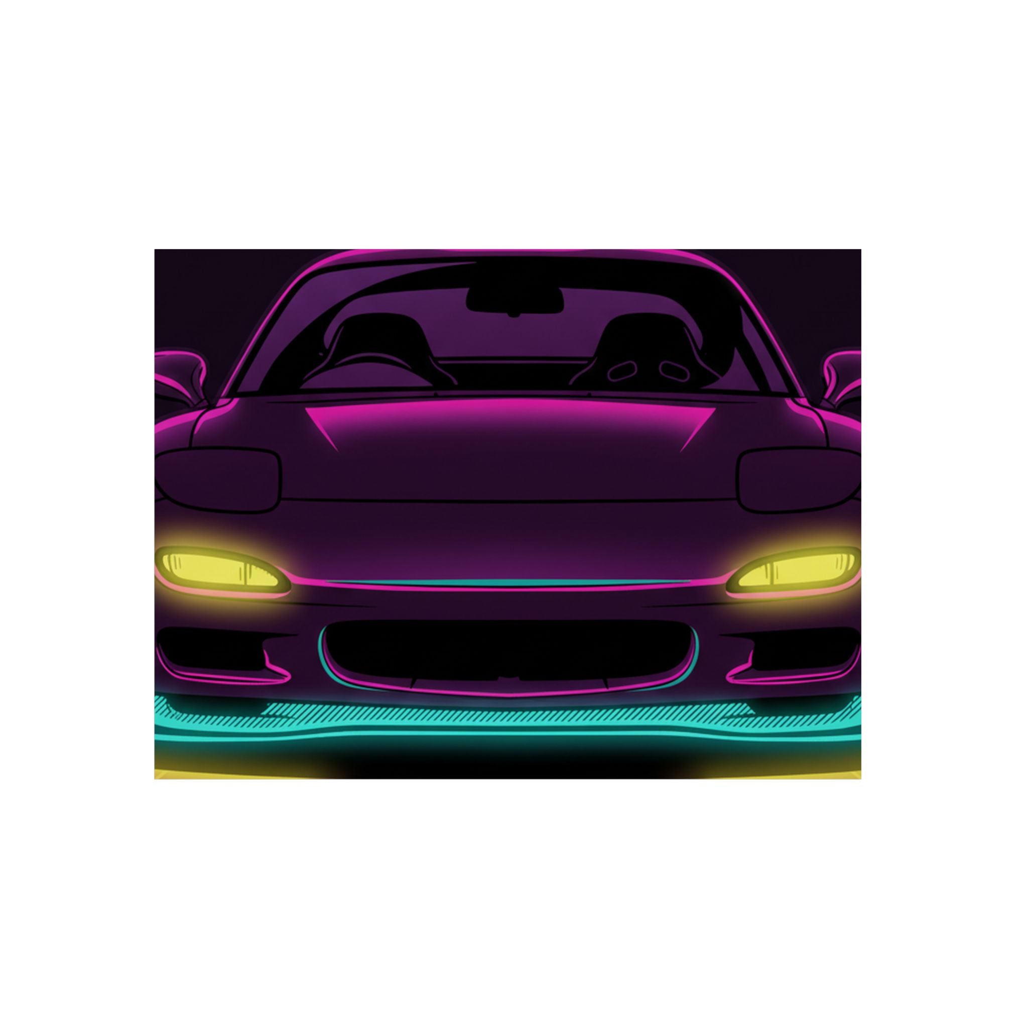 Mazda RX-7 FD Metal Wall Sign