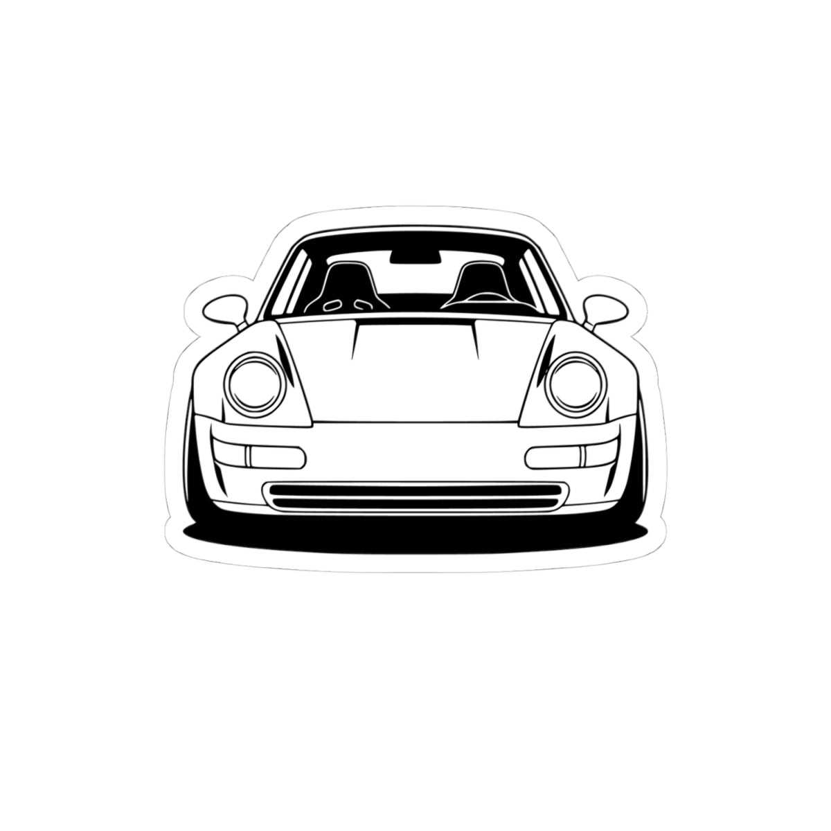 Porsche 964 Singer Sticker