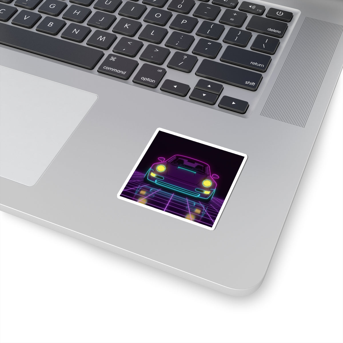 Porsche 964 Singer Neon Synthwave Sticker