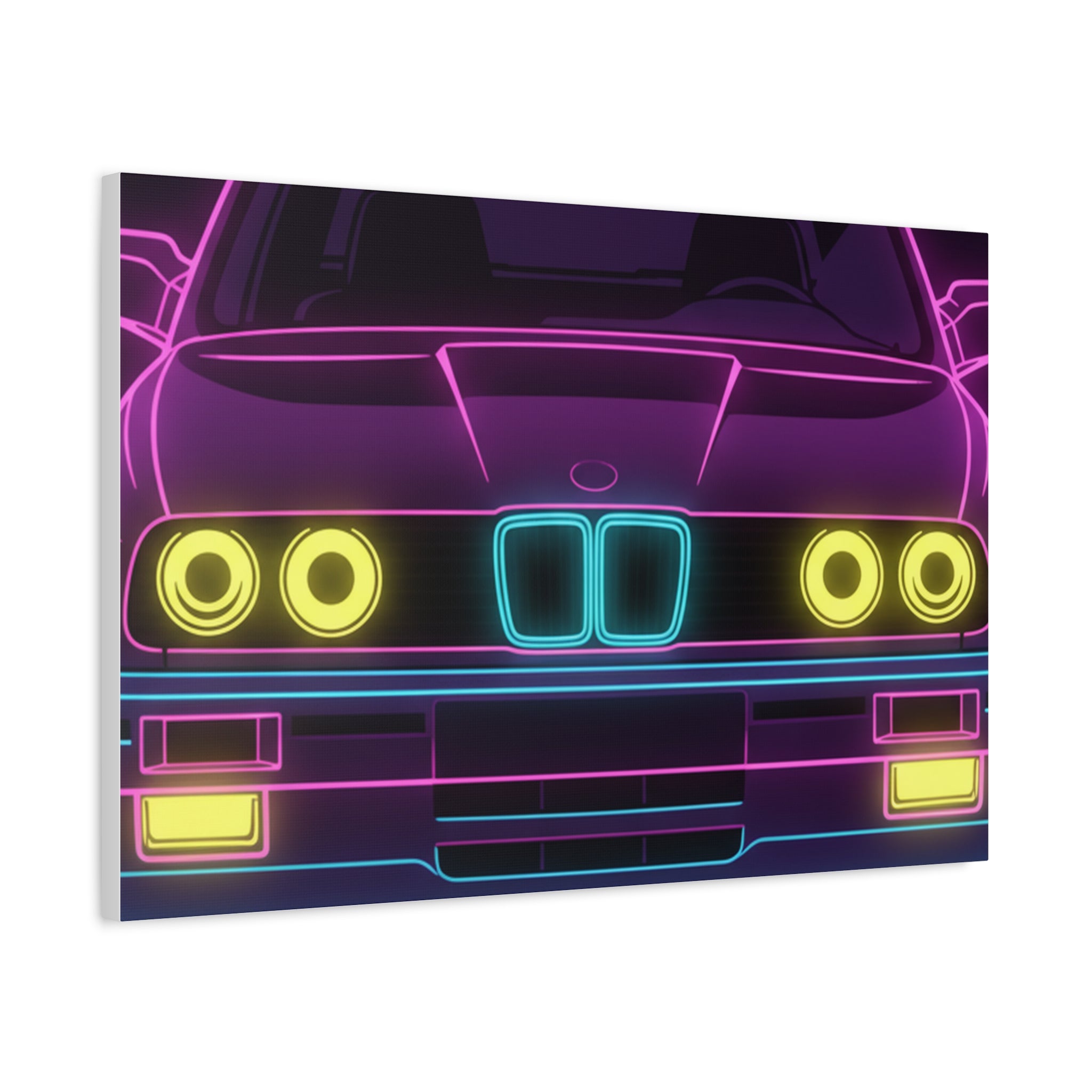 BMW E30 Canvas Wall Art