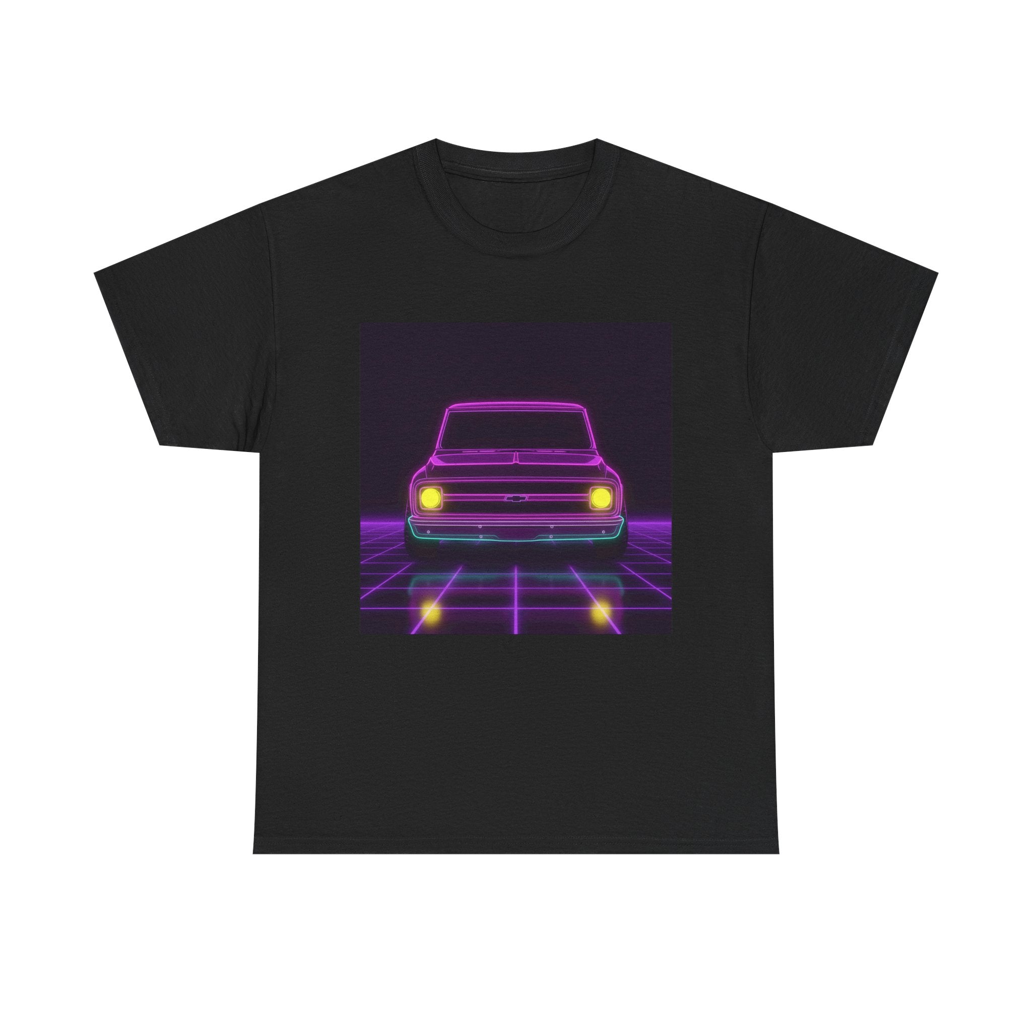 Chevy C10 Pickup (1967-72) Pro-Touring Neon Synthwave Unisex Tee
