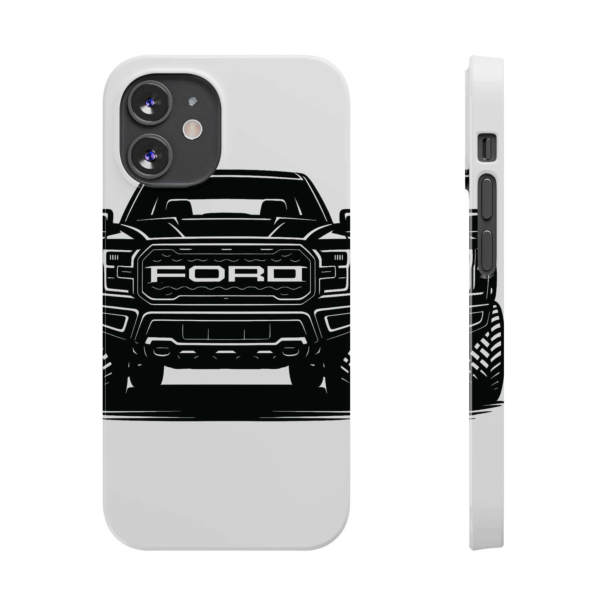 Ford Raptor (Gen 3) Slim Phone Case Greyscale