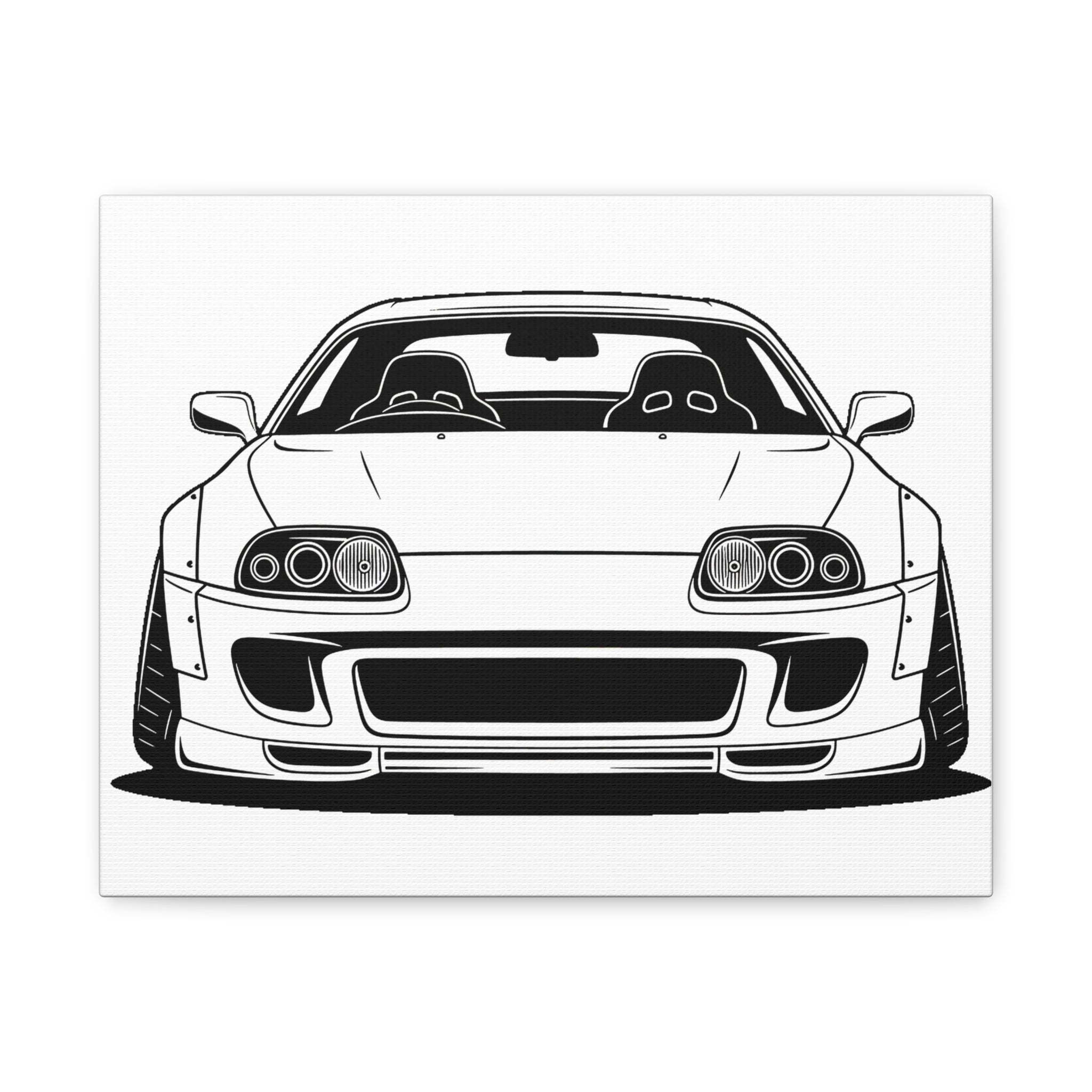 Toyota Supra MK4 Canvas Wall Art