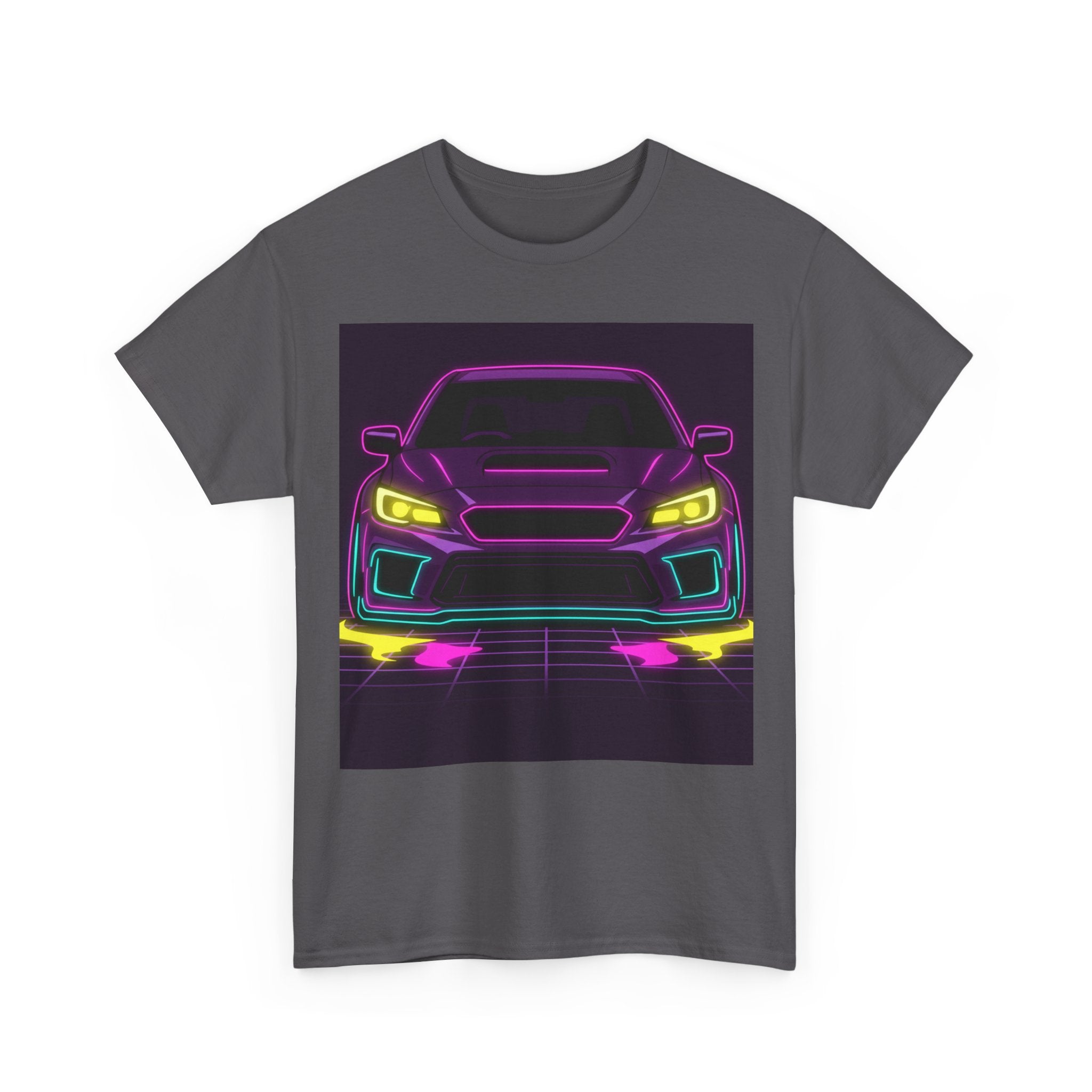 Subaru WRX STI Neon Synthwave Unisex Tee