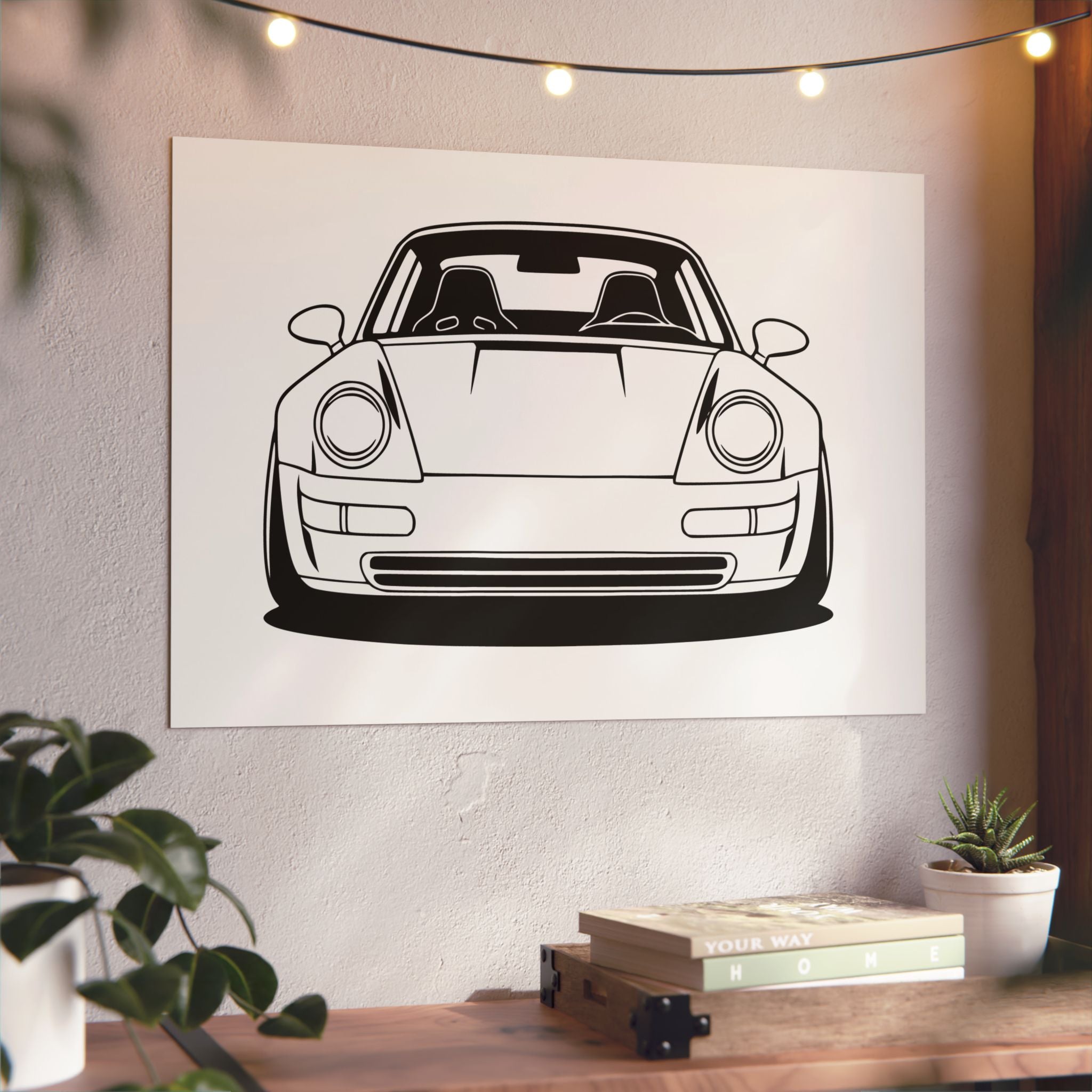 Porsche 964 Singer Metal Wall Sign