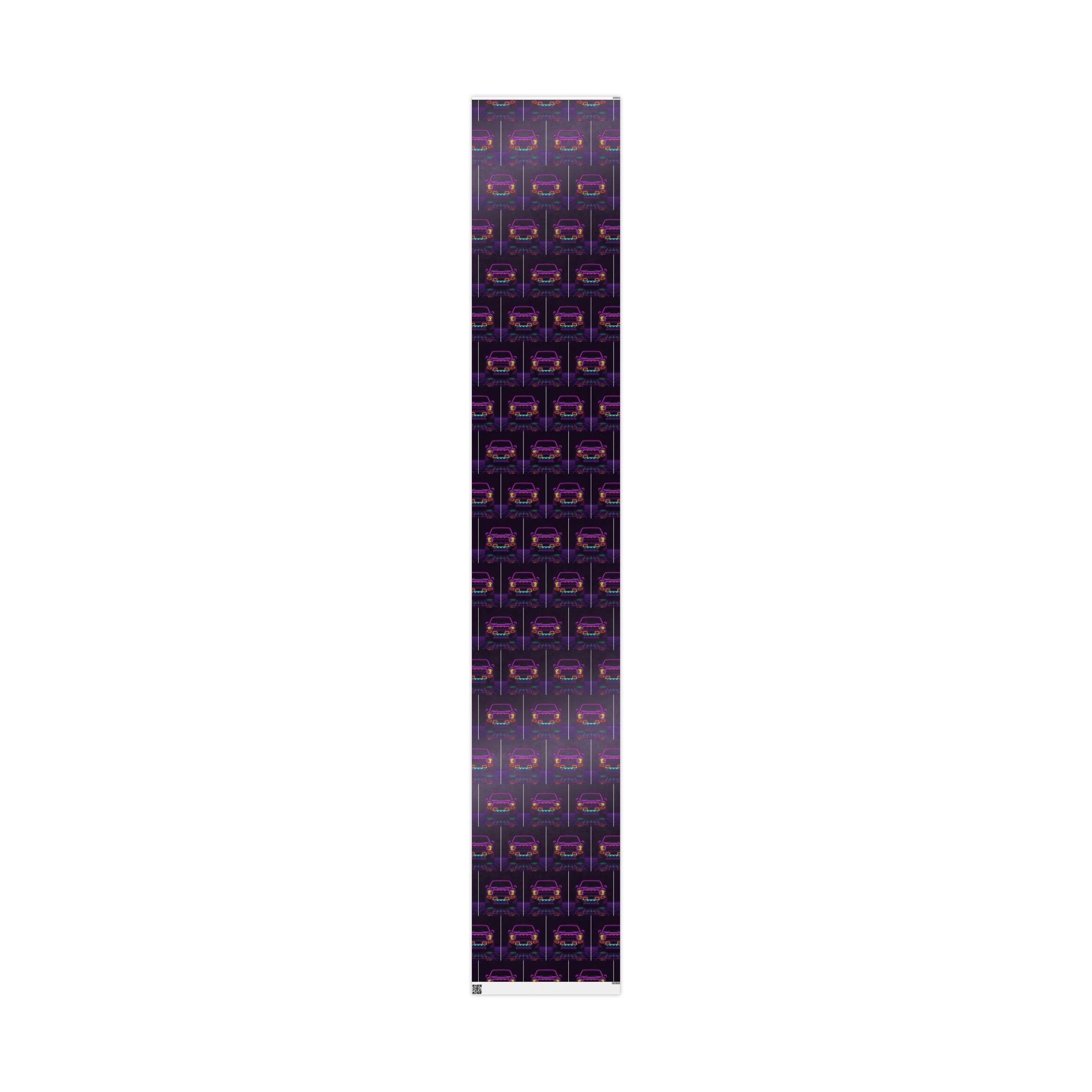 Ford F-150 Raptor Gen 2 Neon Synthwave Gift Wrapping Paper