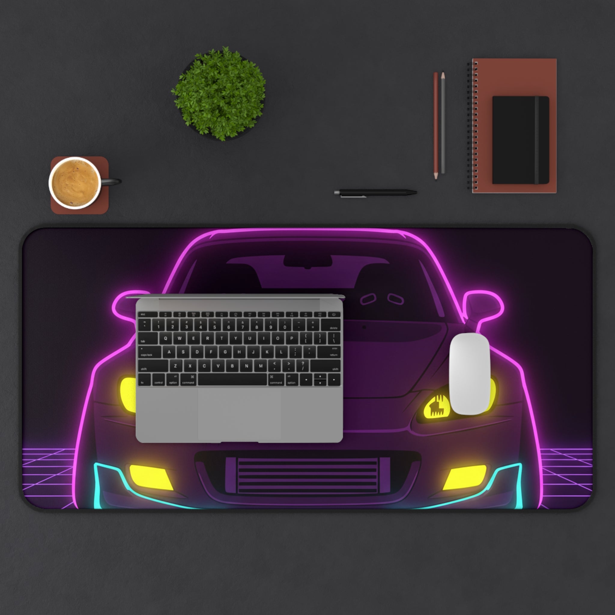 Honda S2000 (1999-09) Neon Synthwave Desk Mat