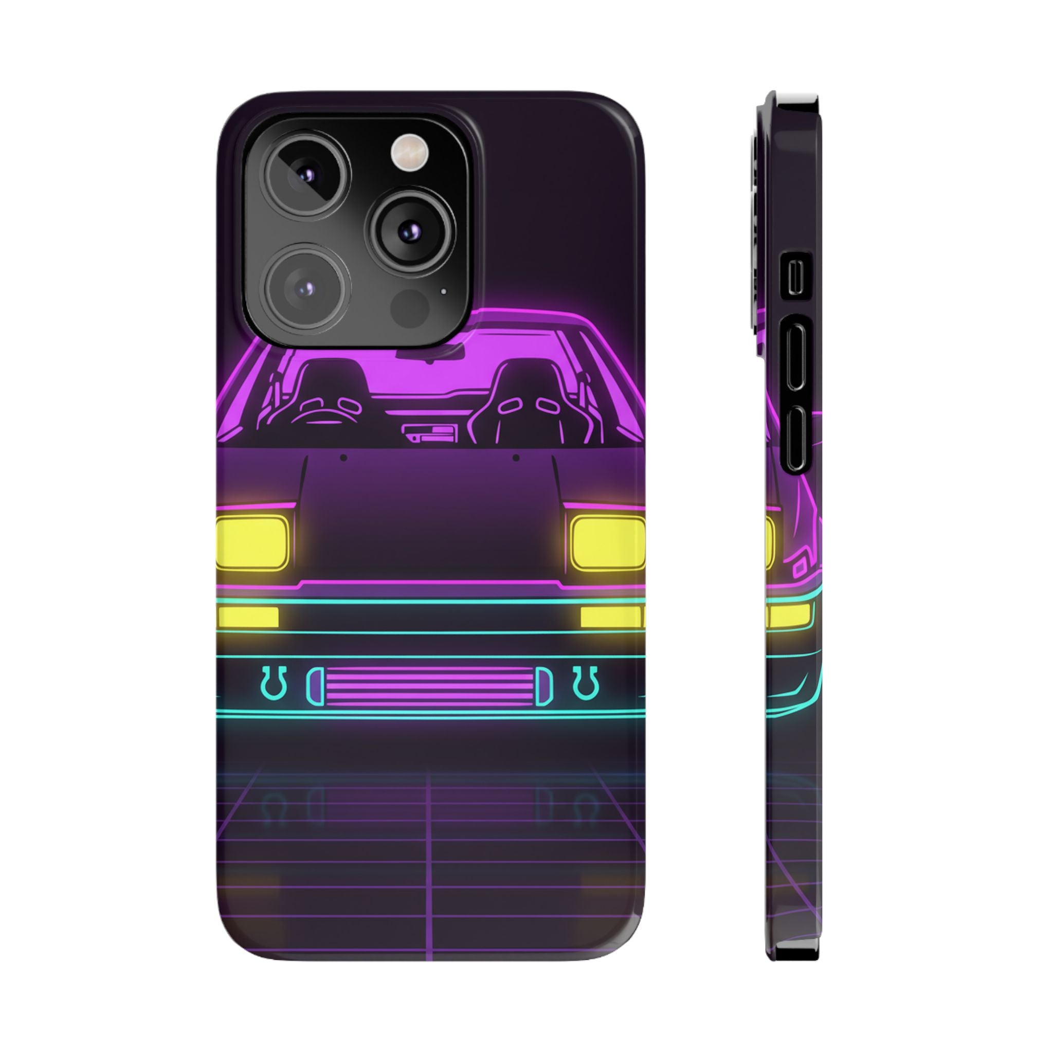 Toyota AE86 (1983-87) Neon Synthwave Phone Case
