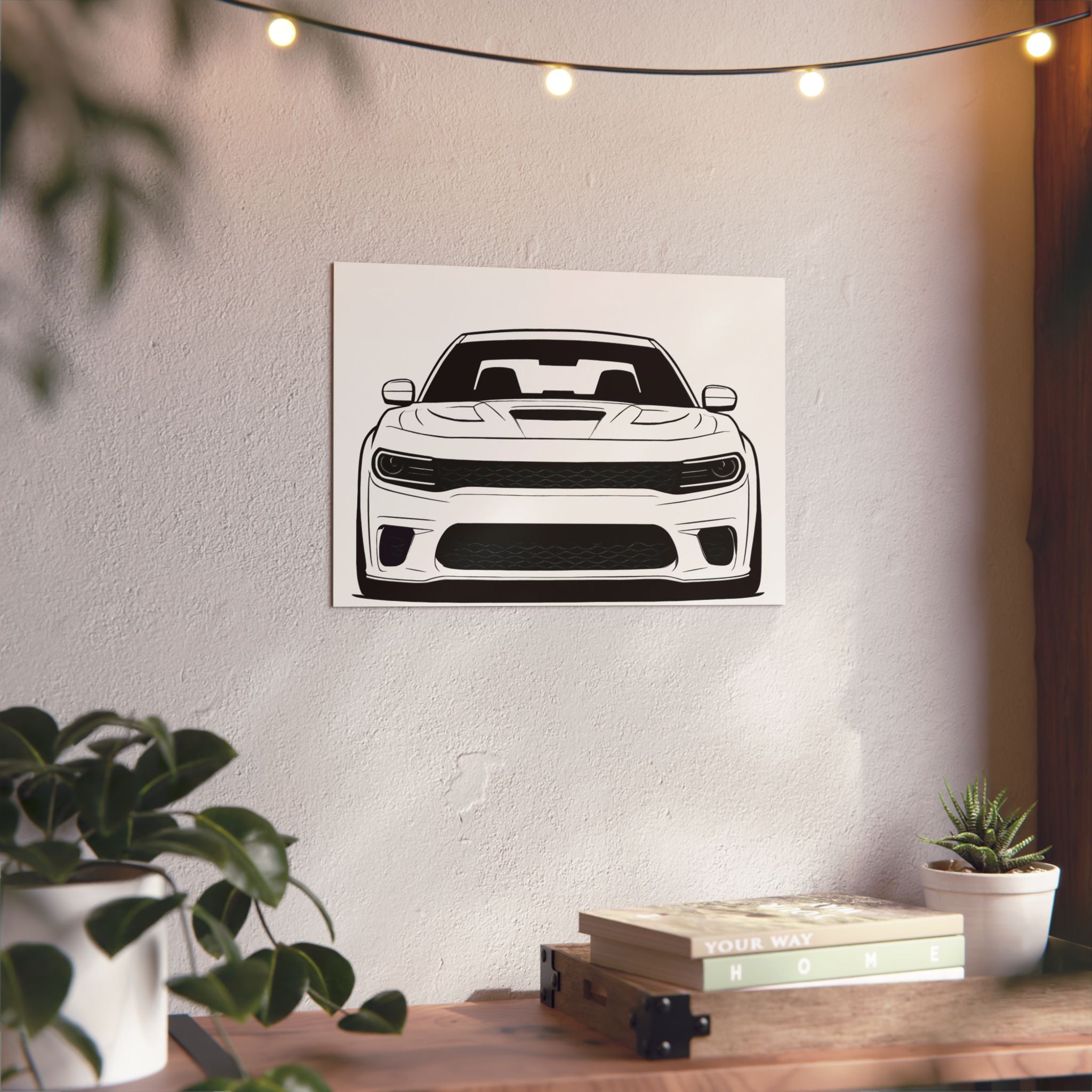 Dodge Charger SRT Hellcat | Metal Wall Sign