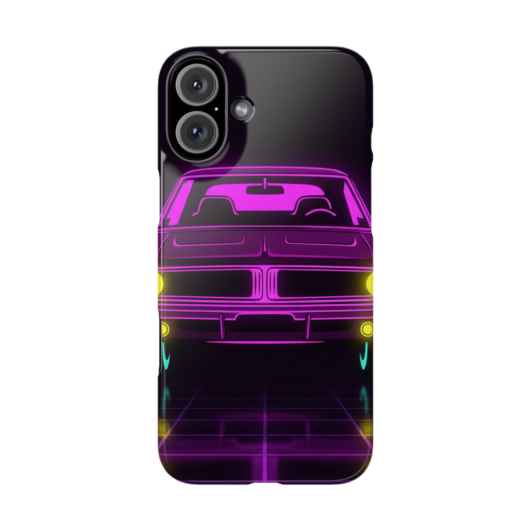 Dodge Charger R/T (1968-70) Resto-Mod Neon Synthwave Phone Case