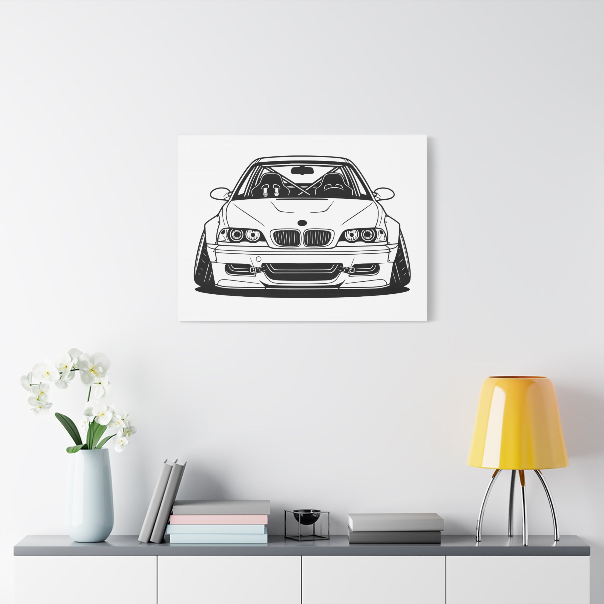 BMW E46 M3 (2000-06) Canvas Wall Art