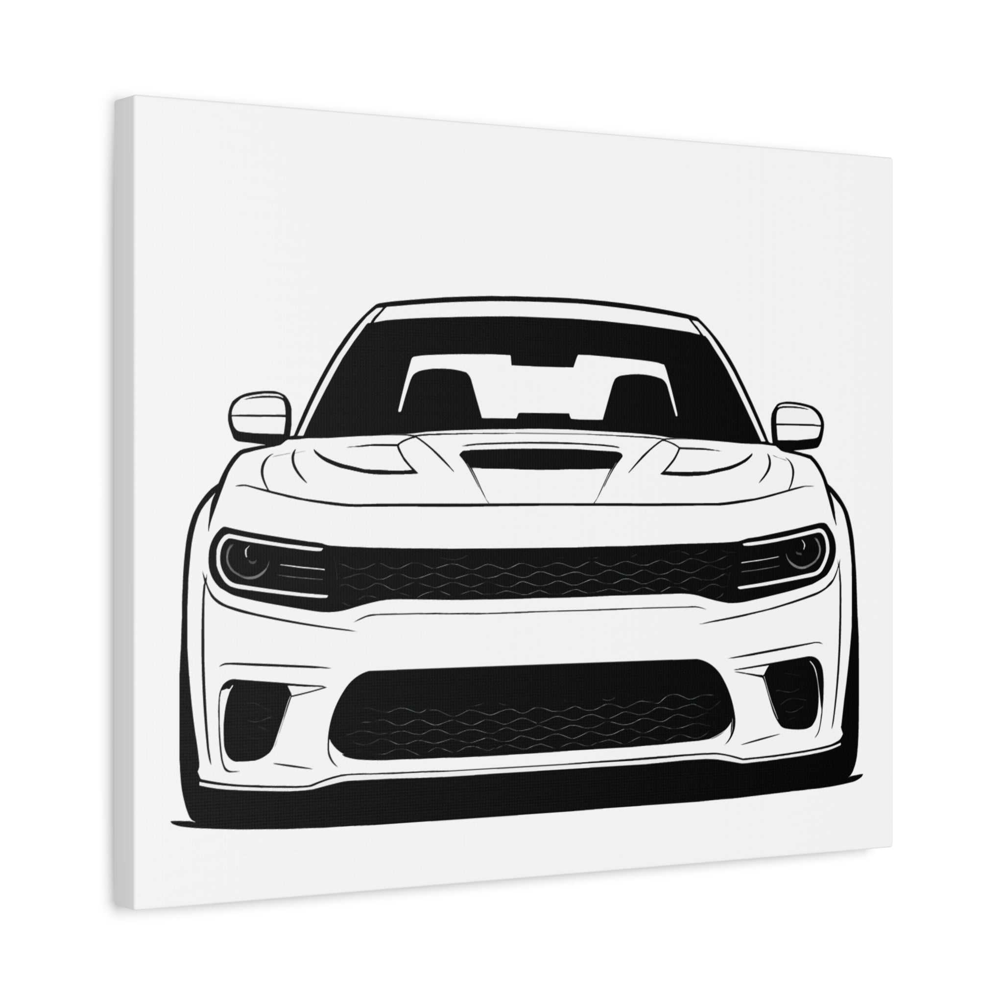 Dodge Charger SRT Hellcat Canvas Wall Art