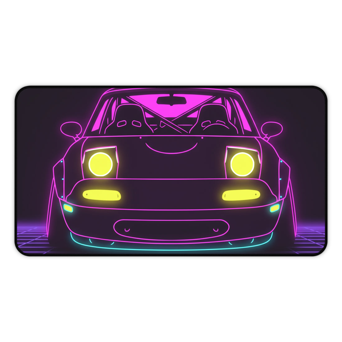 Mazda Miata NA (1989-97) Neon Synthwave Desk Mat