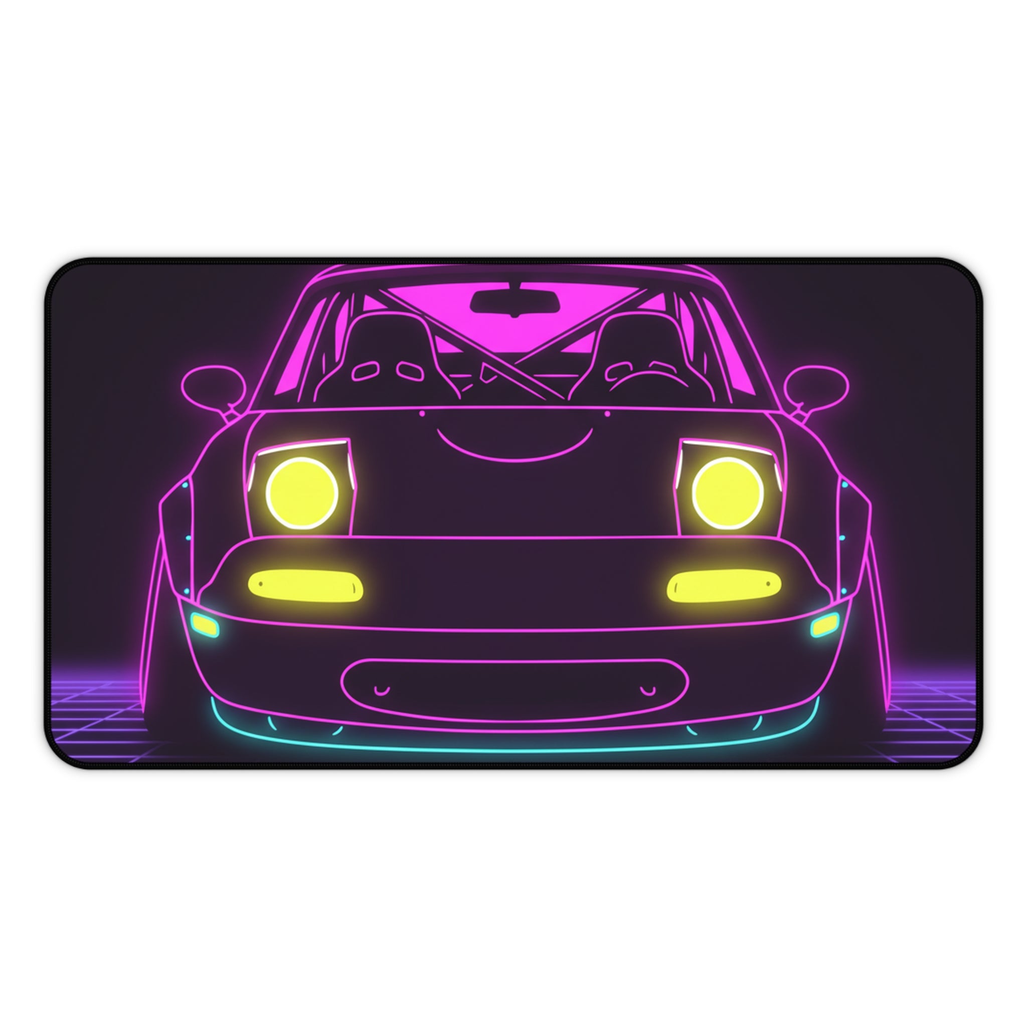 Mazda Miata NA (1989-97) Neon Synthwave Desk Mat
