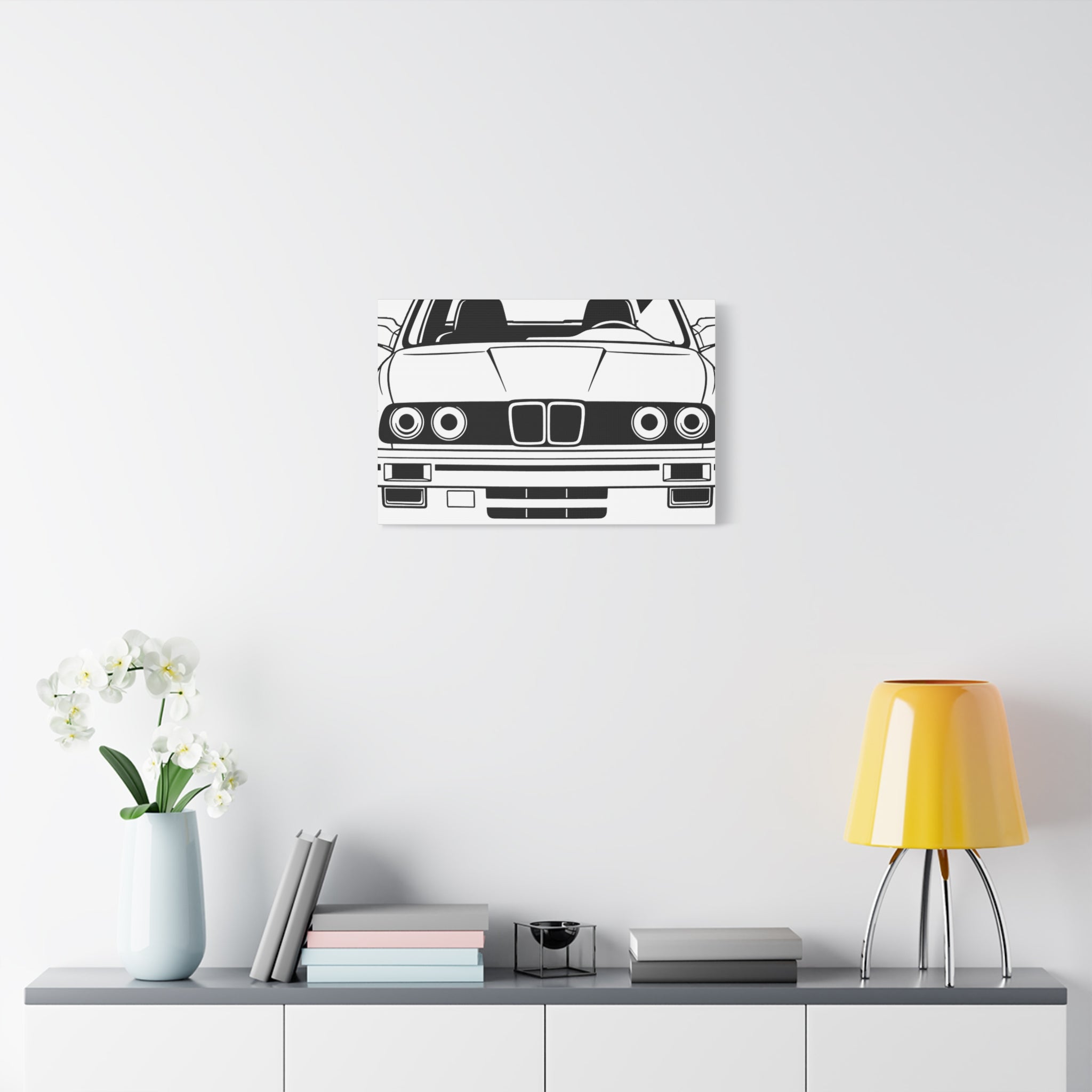 BMW E30 Canvas Wall Art