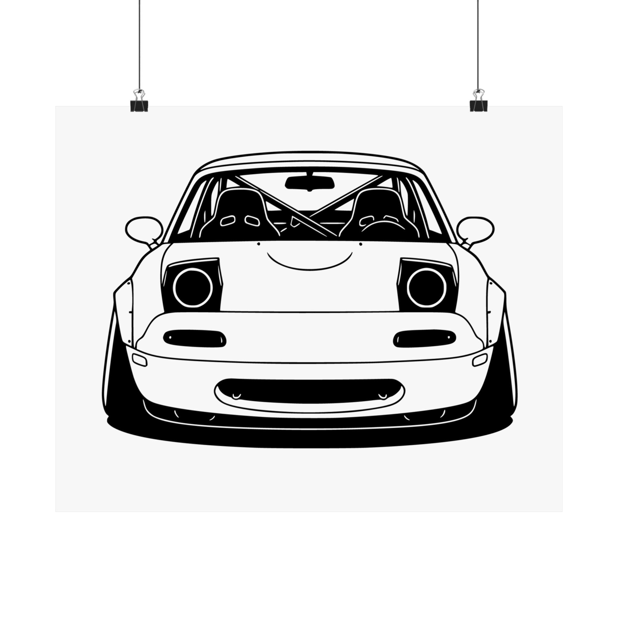 Mazda Miata NA (1989-97) Poster