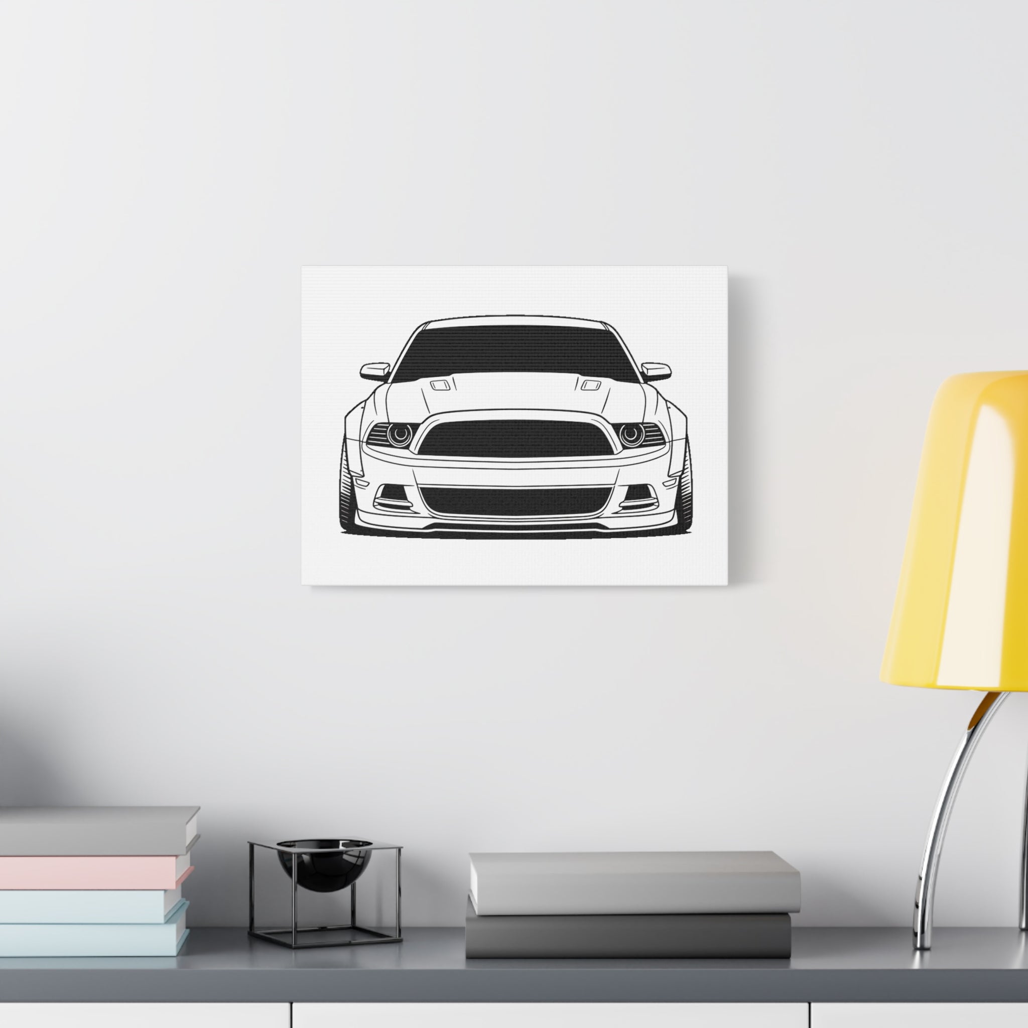 Ford Mustang GT (S197) Canvas Wall Art