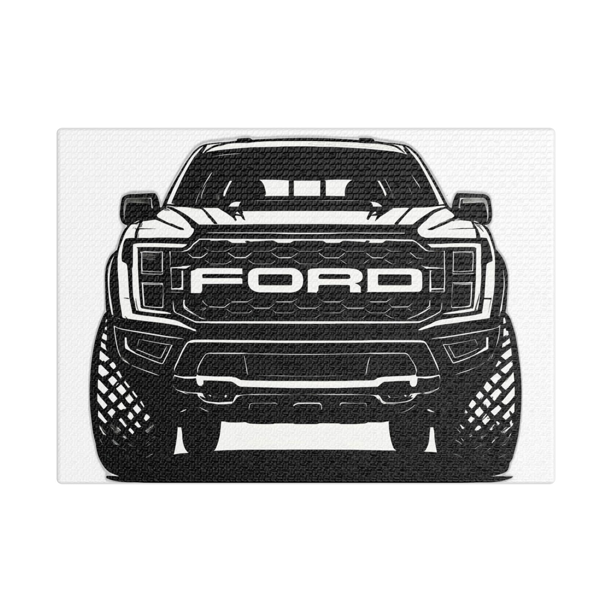 Ford F150 Gen 3 Raptor Canvas Wall Art