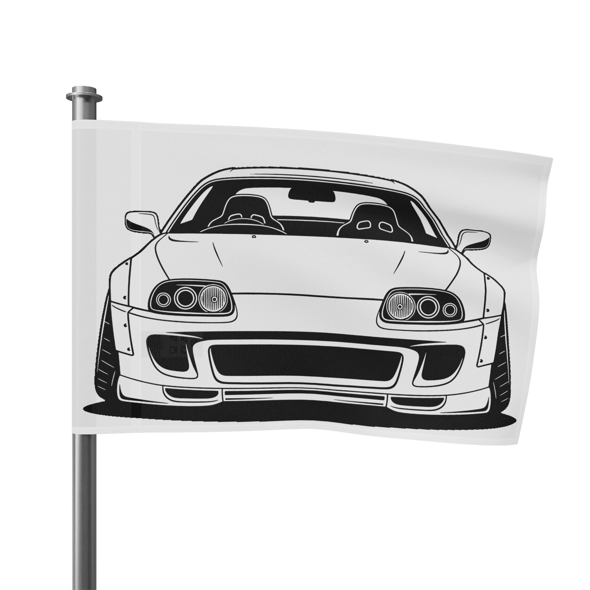 Toyota Supra MK4 Garage Flag