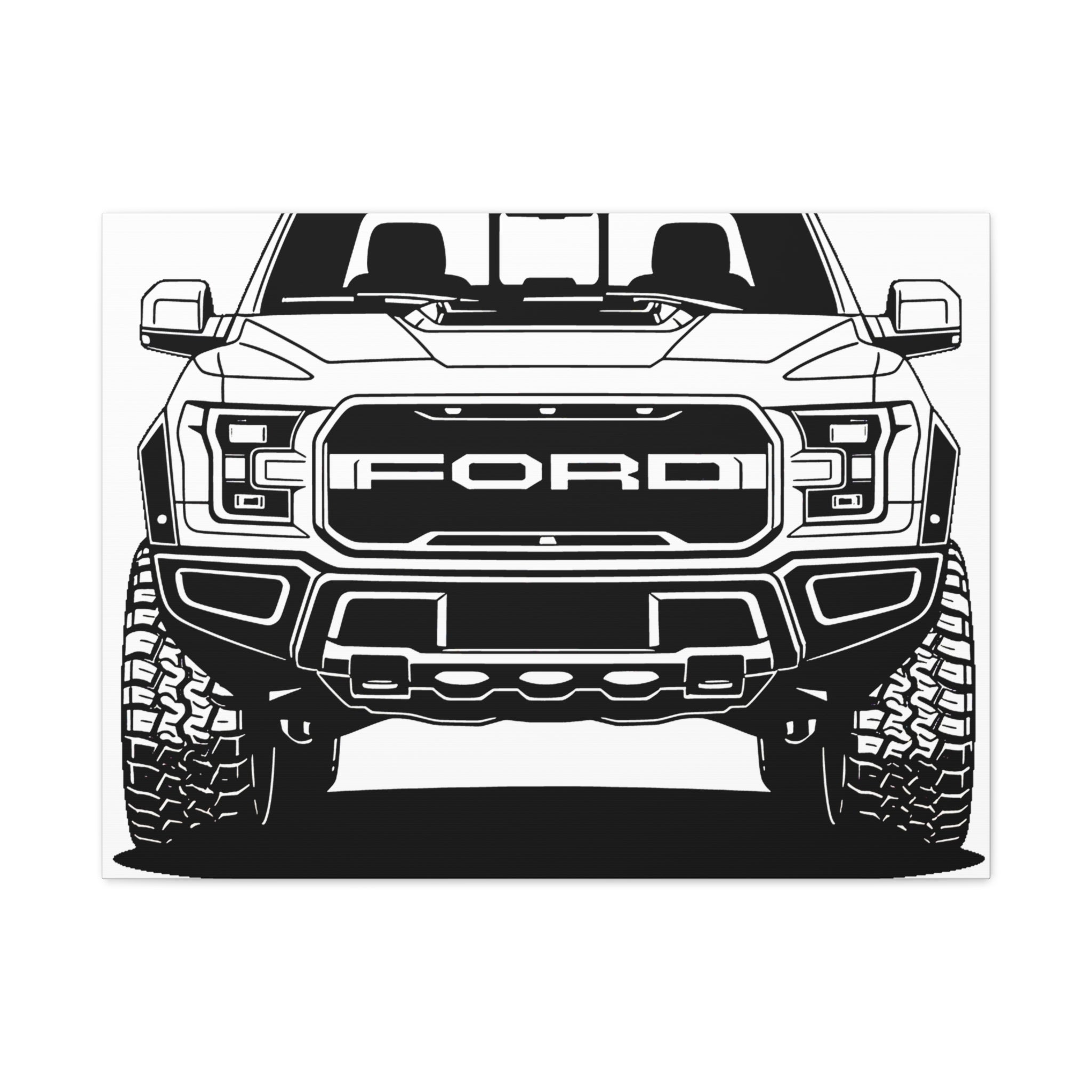 Ford F-150 Raptor Gen 2 Canvas Wall Art
