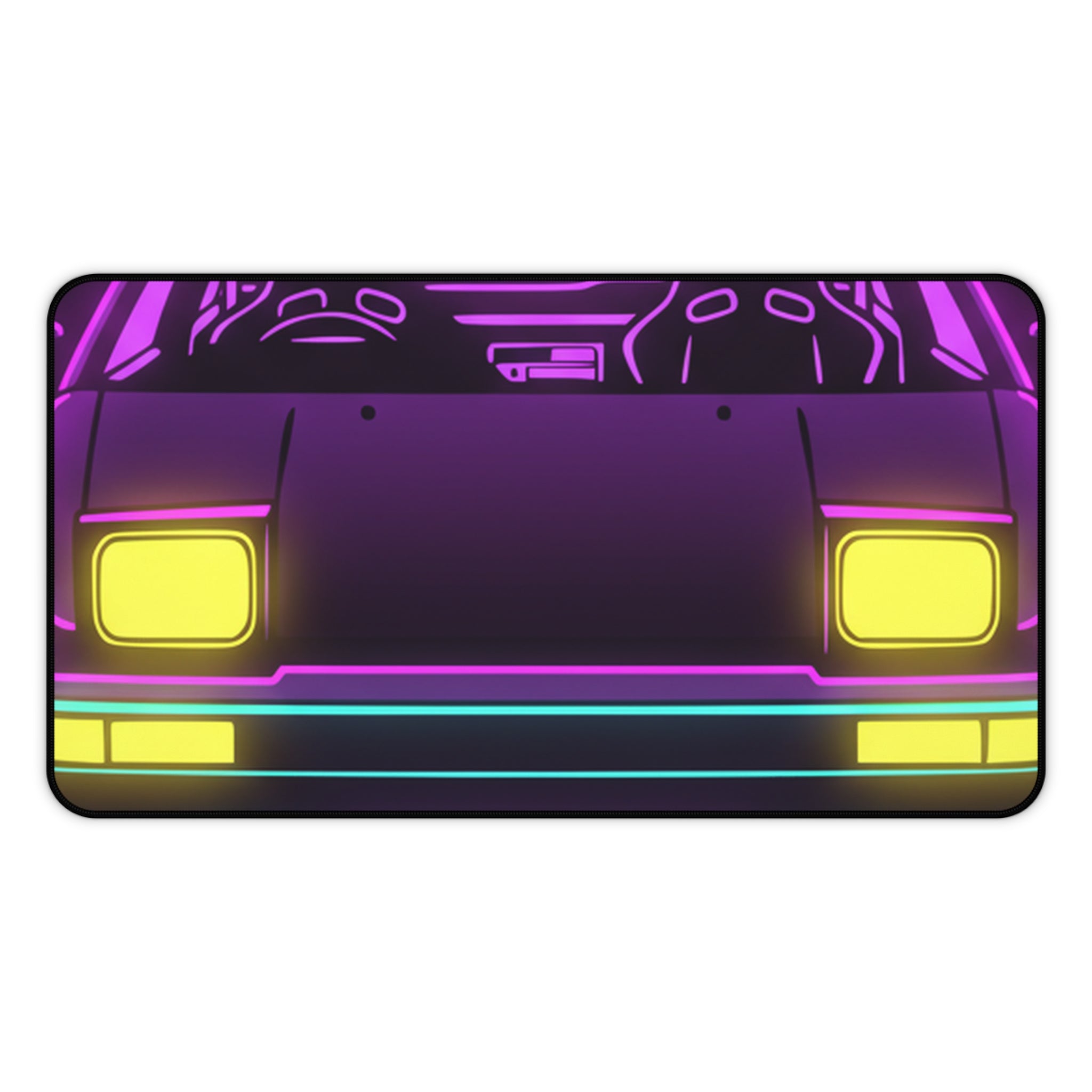 Toyota AE86 (1983-87) Neon Synthwave Desk Mat
