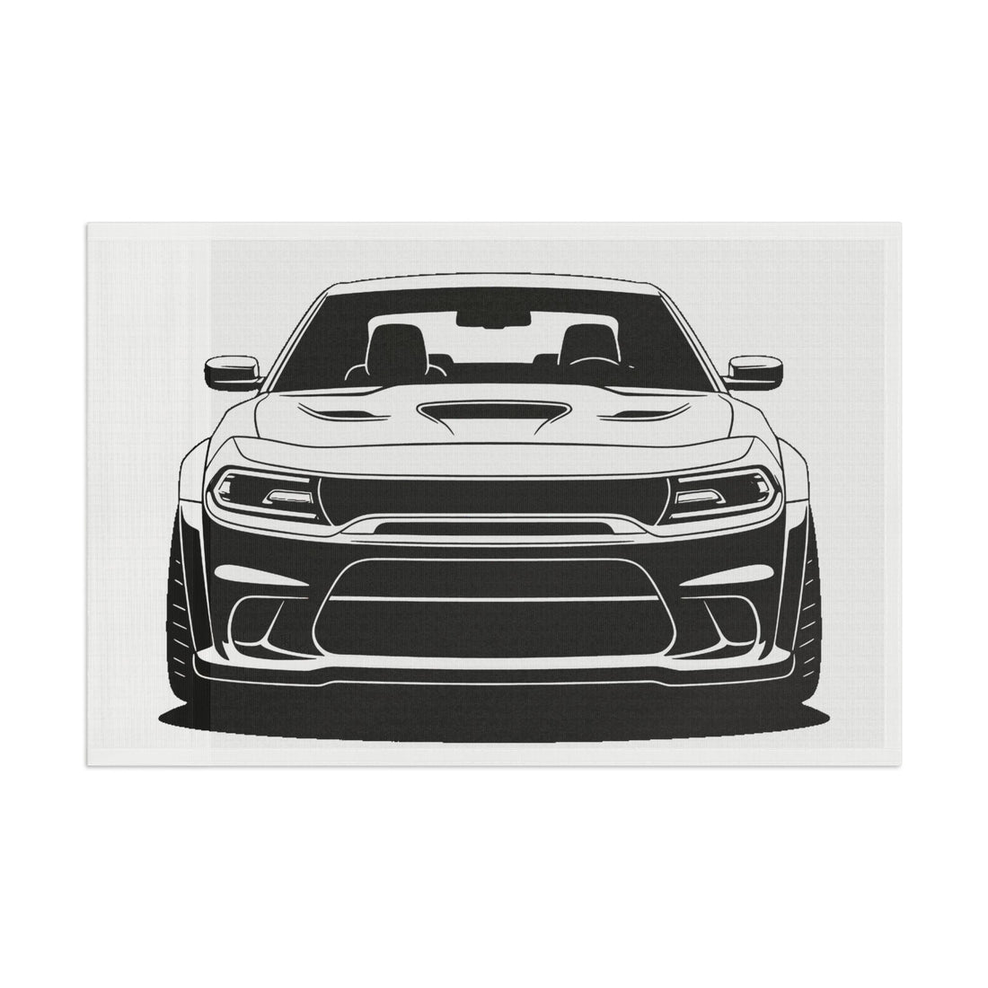 Dodge Challenger SRT Hellcat Garage Flag