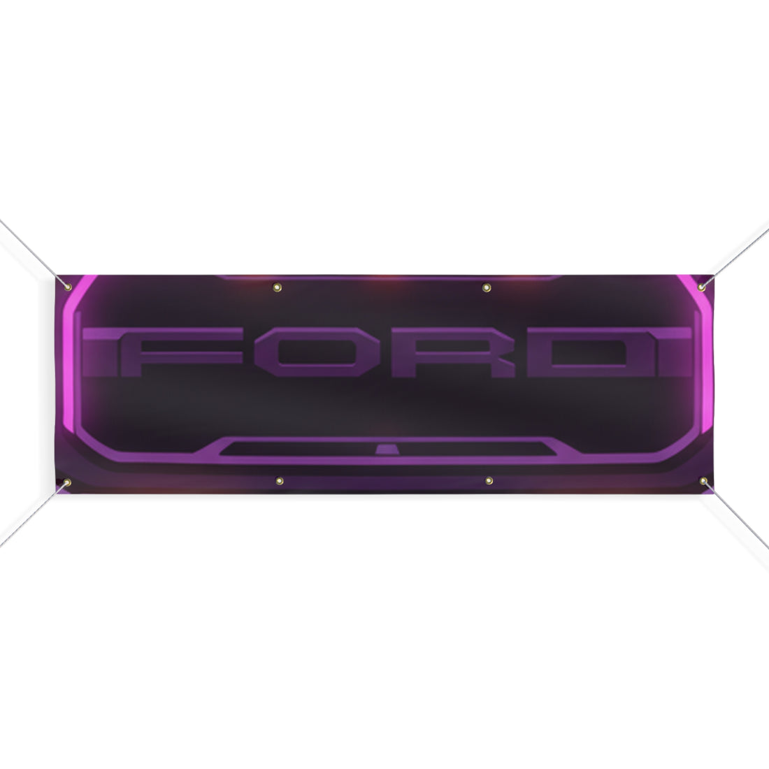 Ford F-150 Raptor Gen 2 Neon Synthwave Banner
