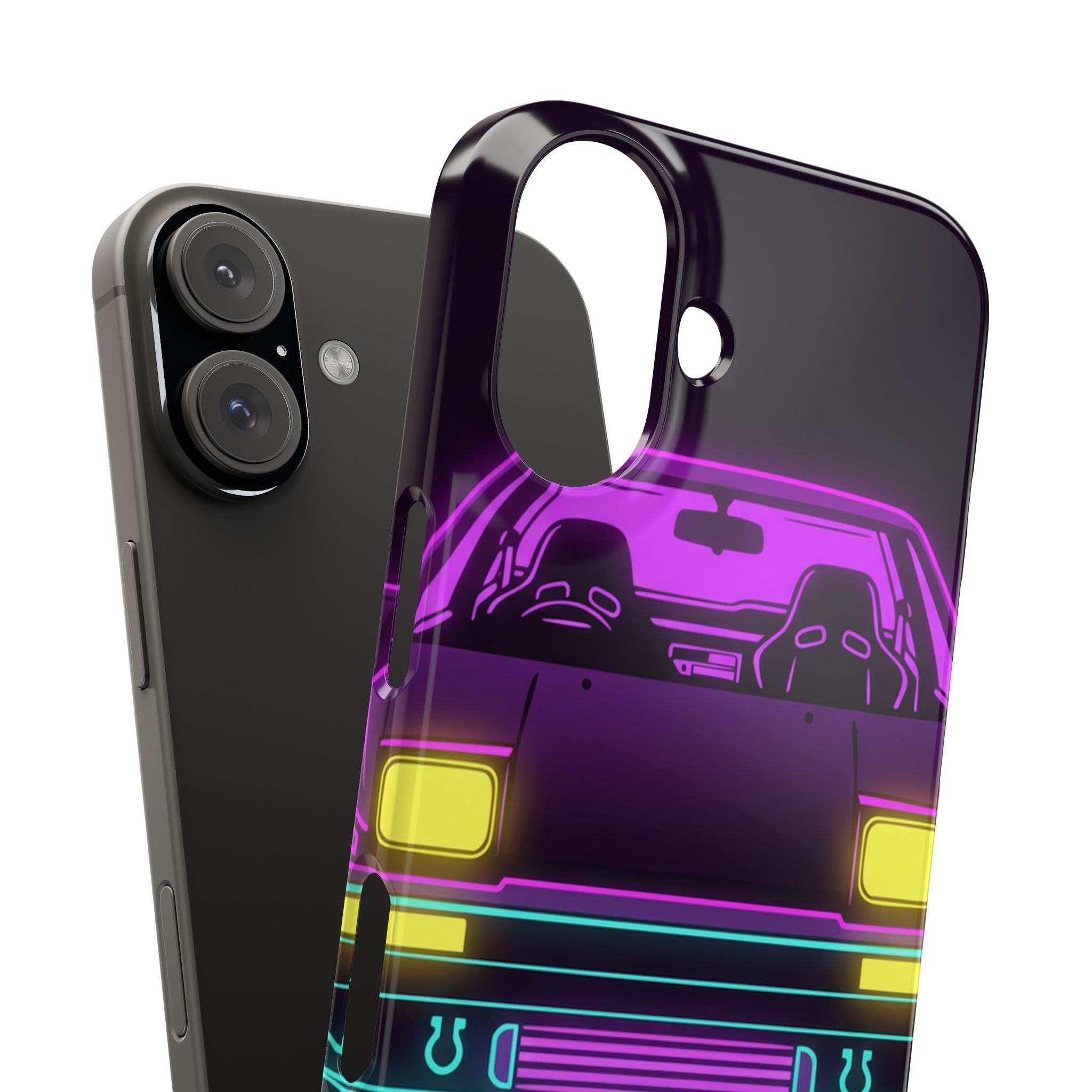 Toyota AE86 (1983-87) Neon Synthwave Phone Case