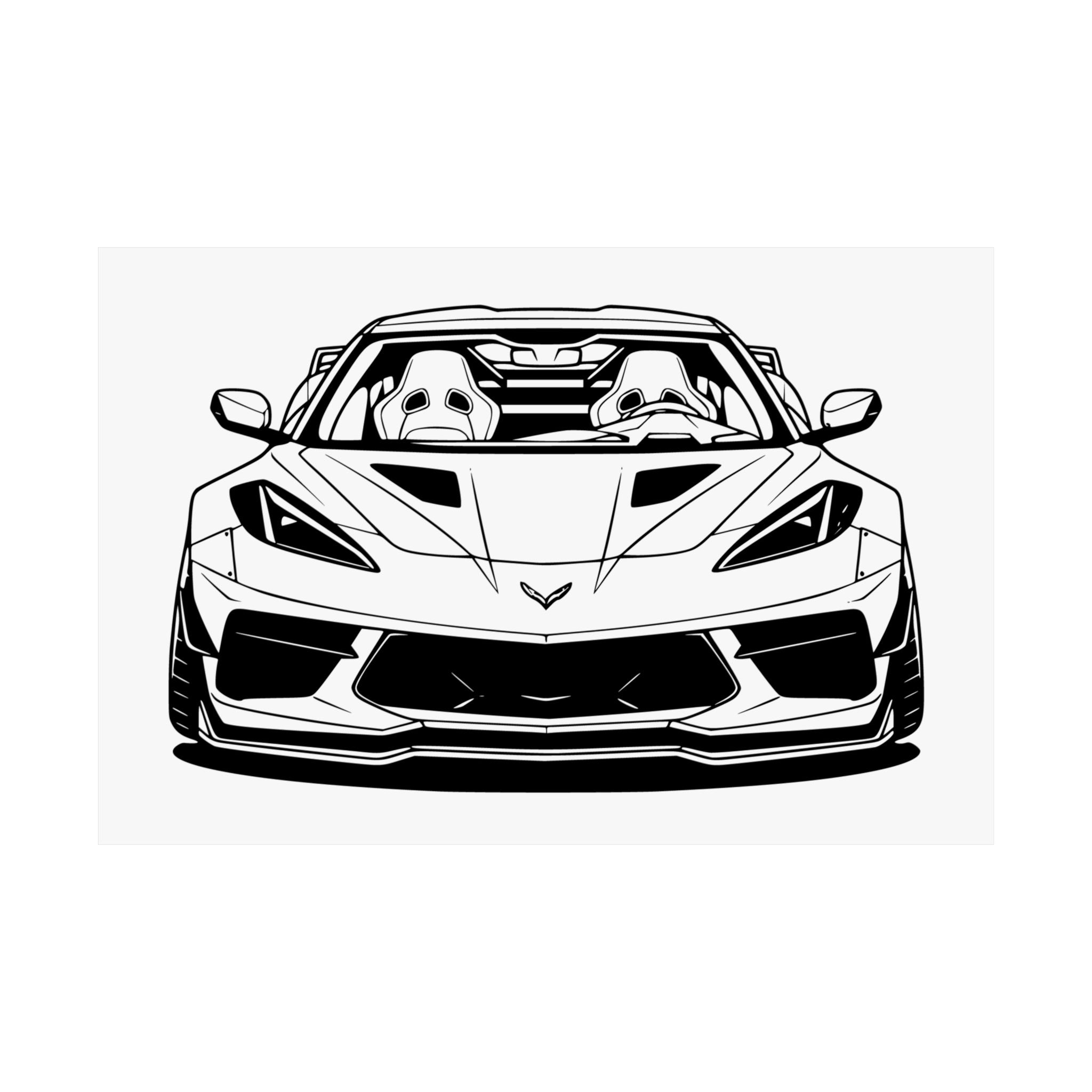 Corvette C8 (2020+) Poster