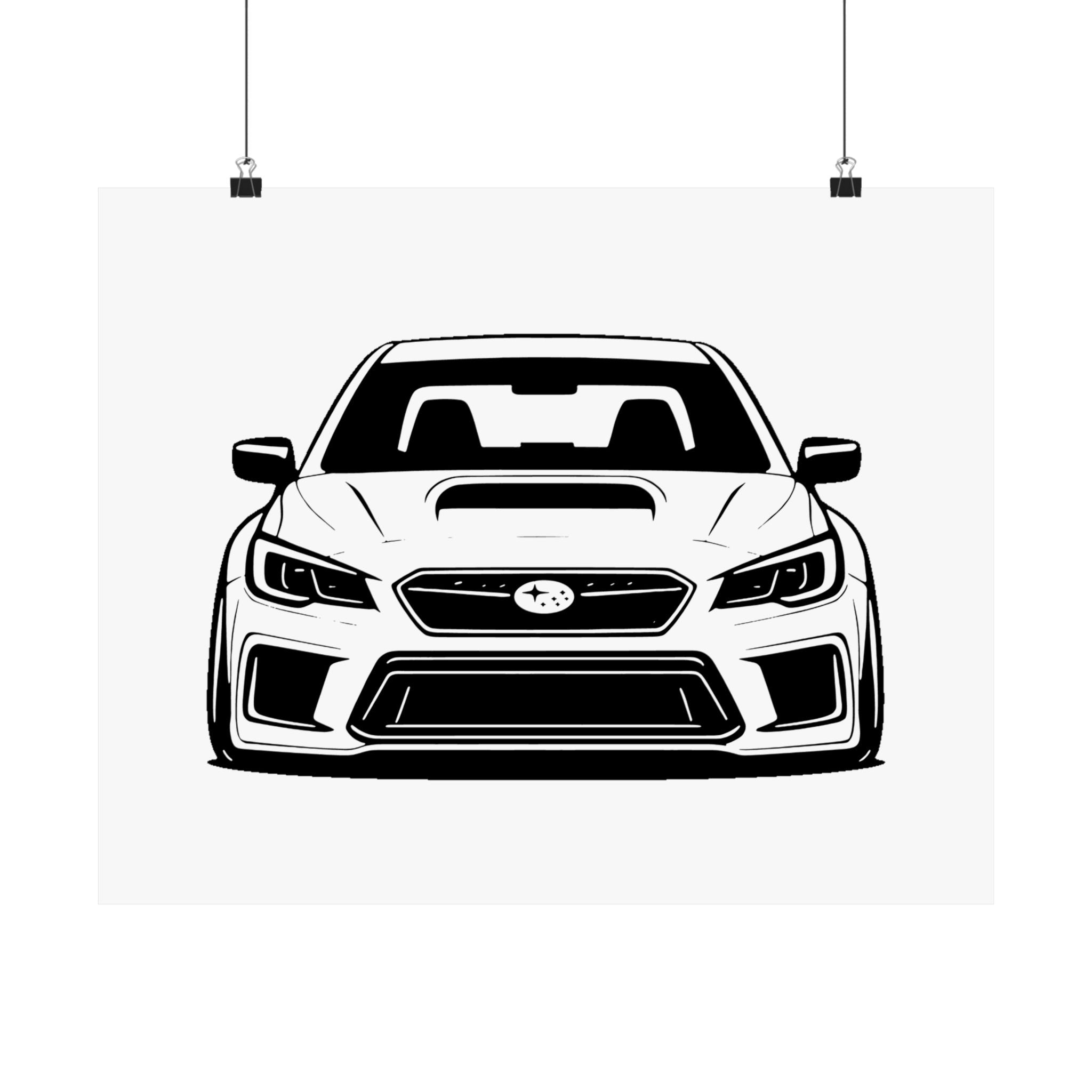 Subaru WRX STI Poster