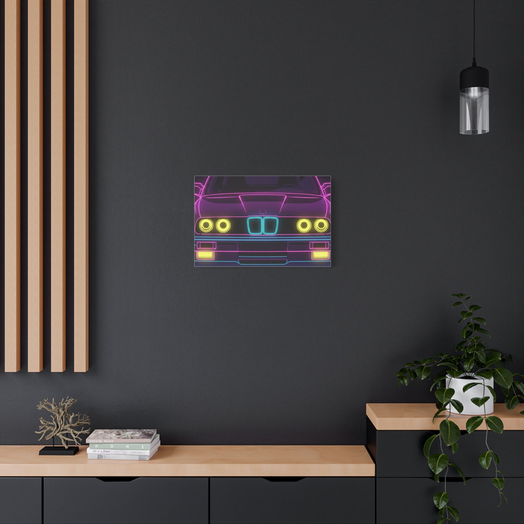 BMW E30 Canvas Wall Art