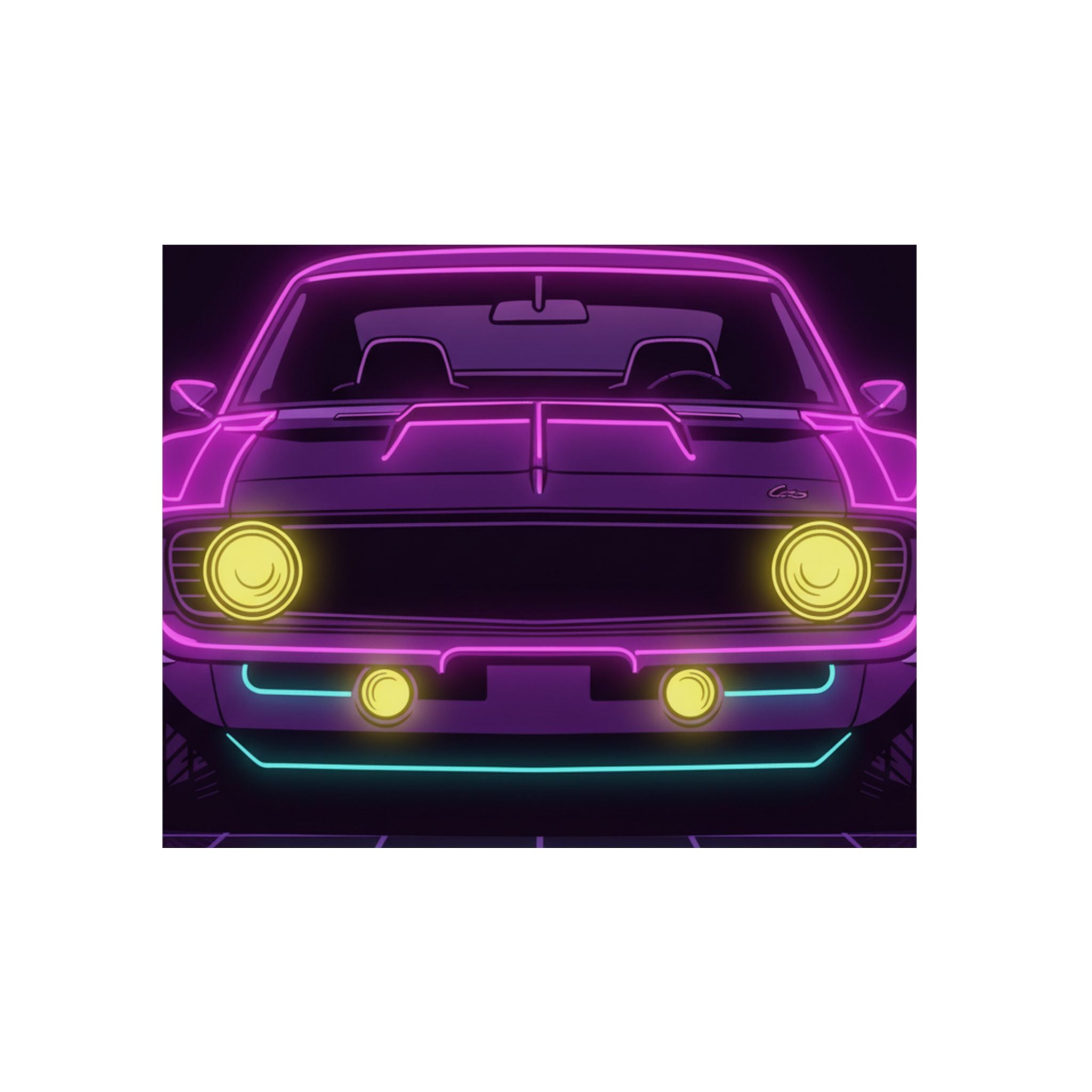 1969 Chevrolet Camaro SS Metal Wall Sign