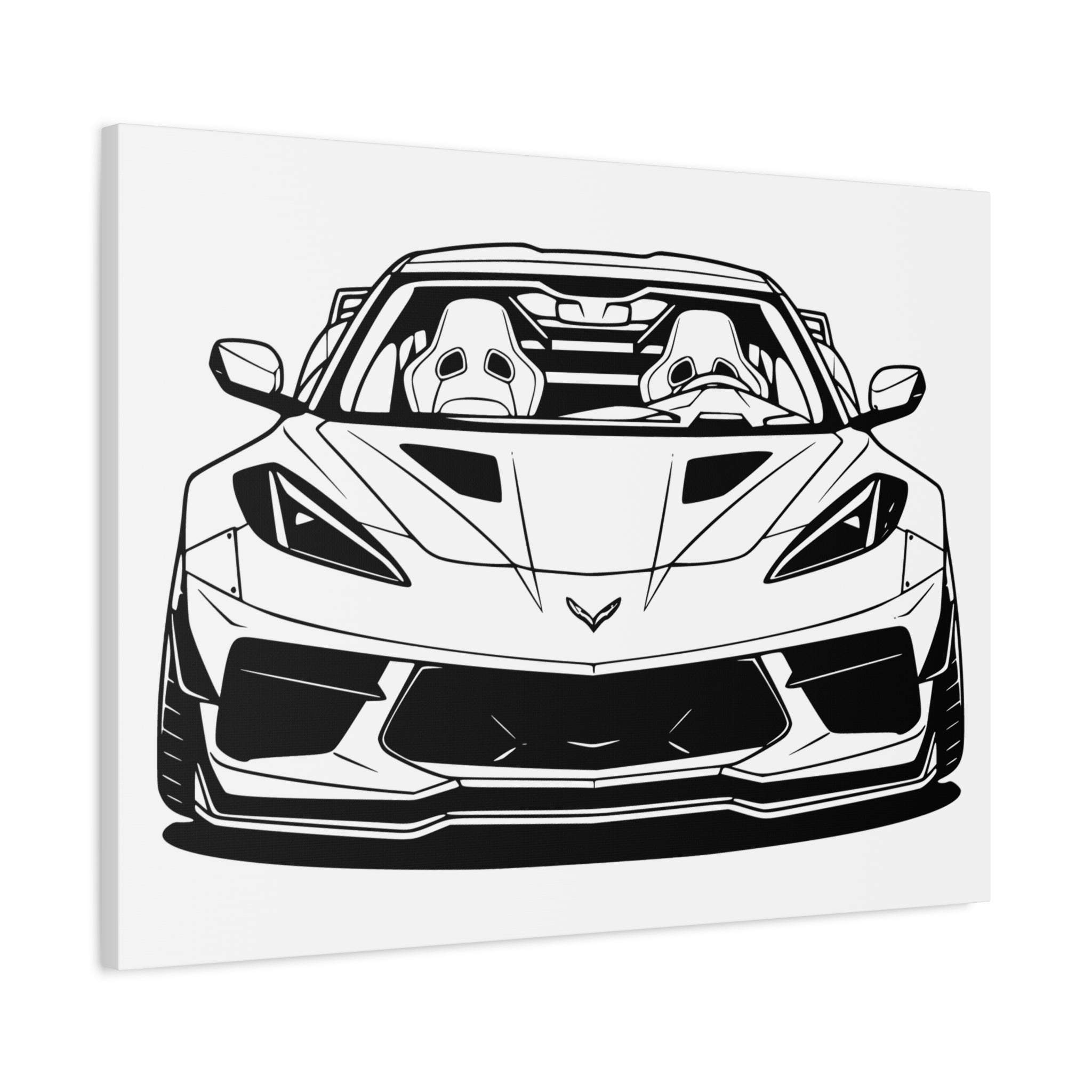 Corvette C8 (2020+) Canvas Wall Art