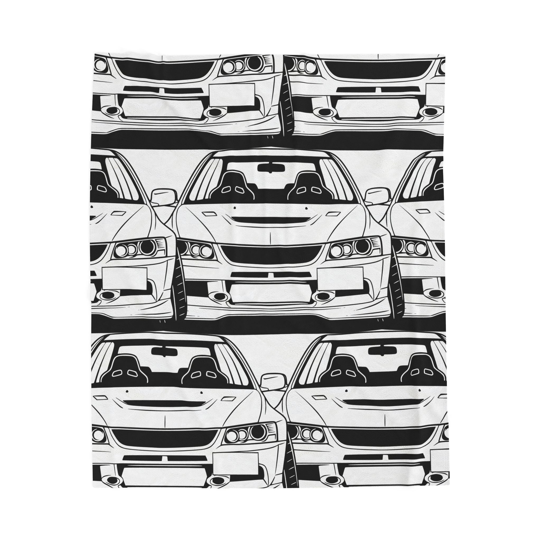 Mitsubishi Evo IX (2005-07) Velveteen Plush Blanket