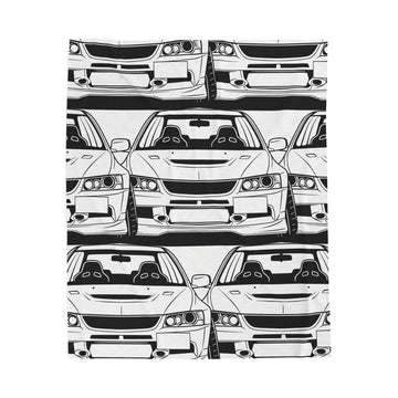 Mitsubishi Evo IX (2005-07) Velveteen Plush Blanket