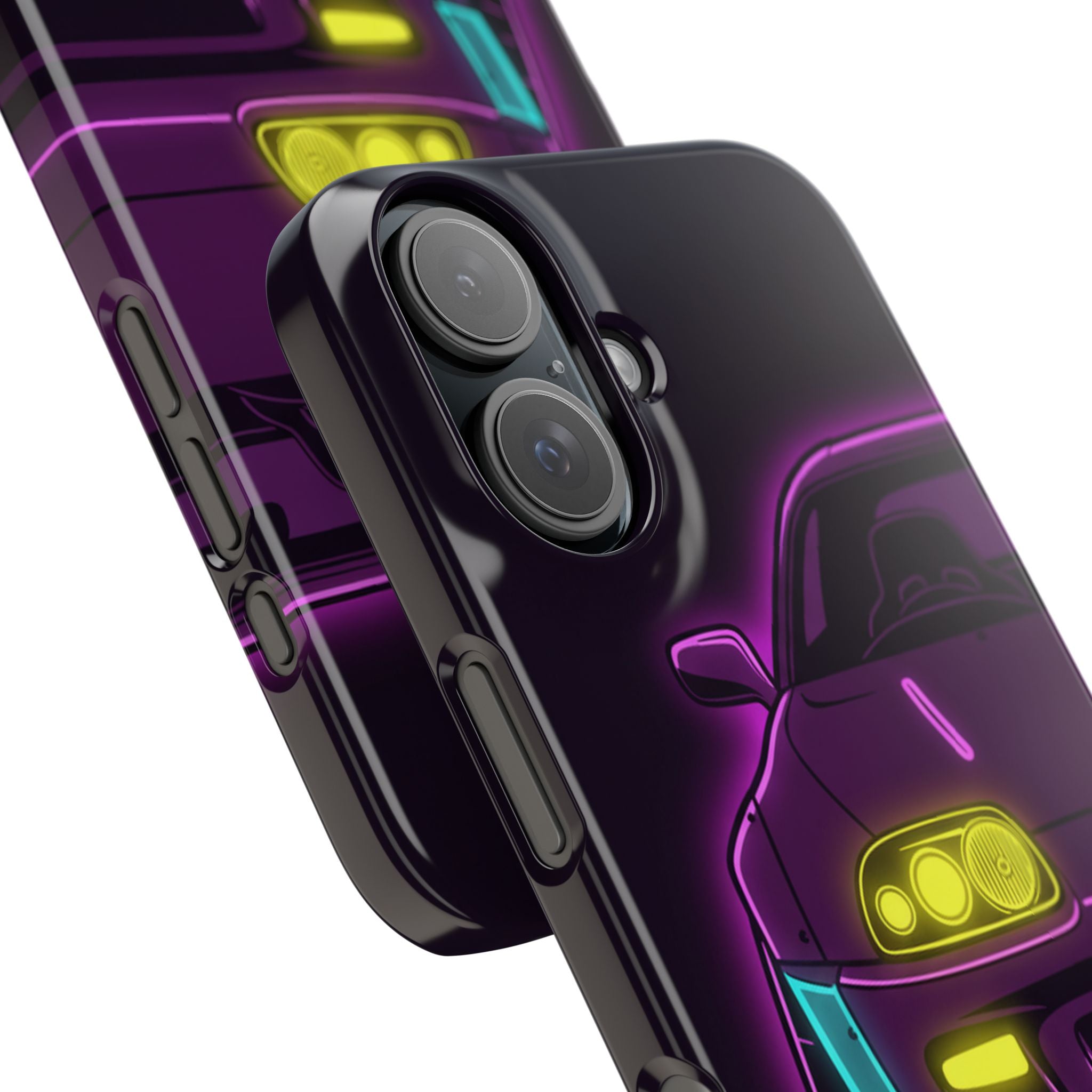 Toyota Supra MK4 Neon Synthwave Phone Case