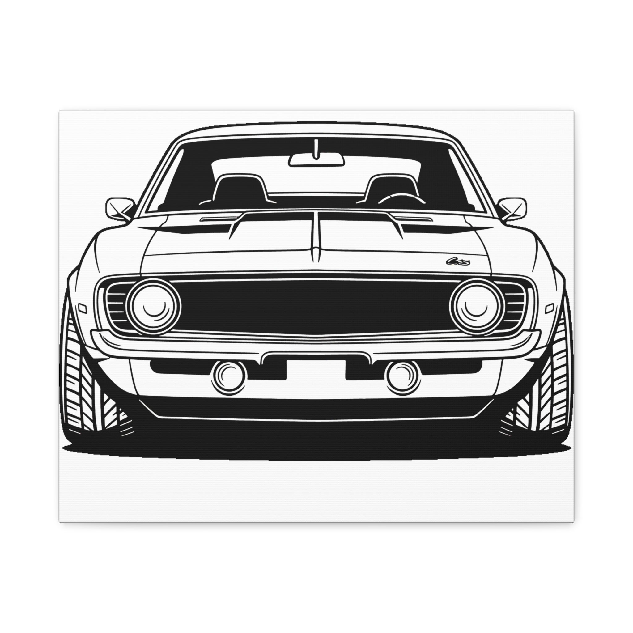 1969 Chevrolet Camaro SS Canvas Wall Art