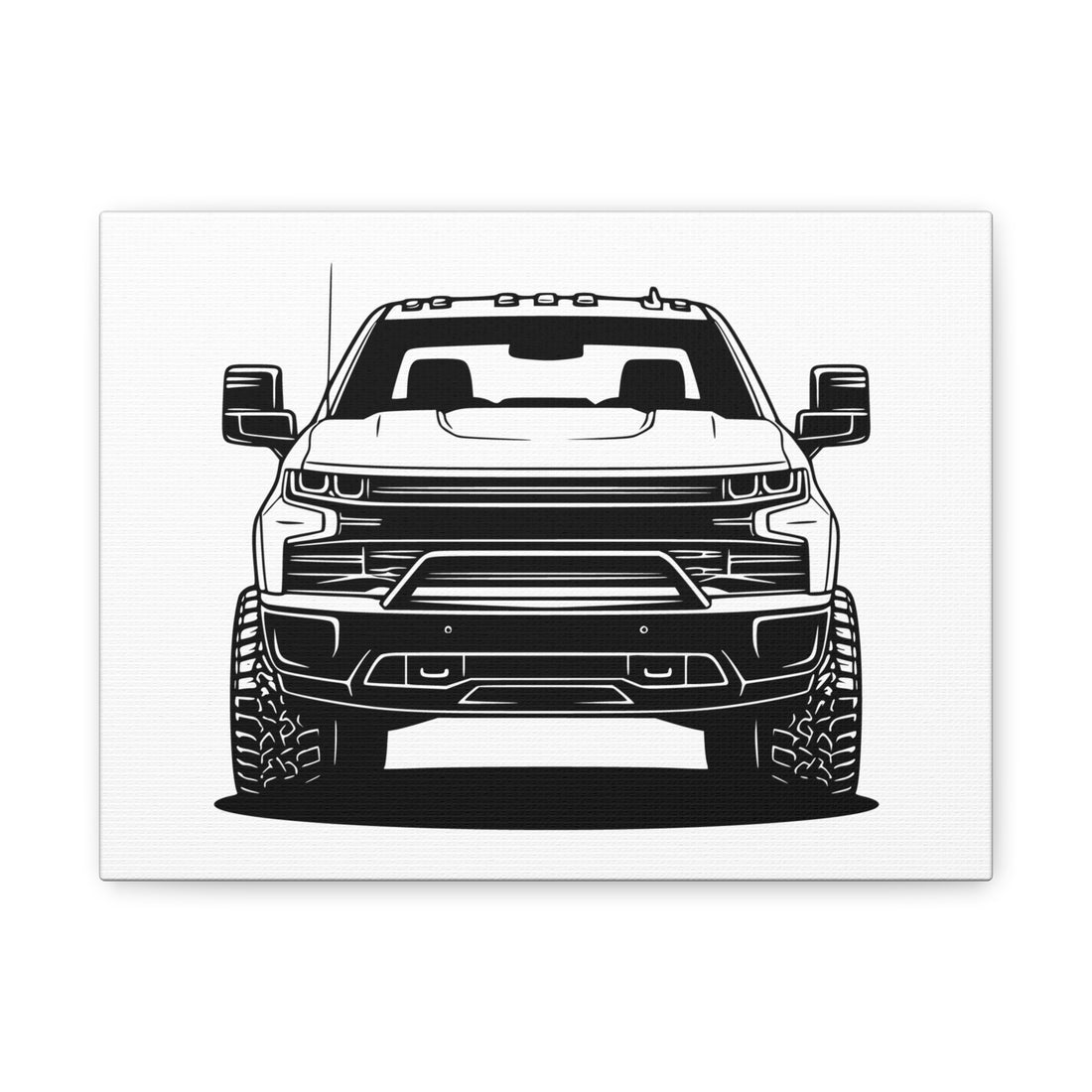 Chevy Silverado Trail Boss (2019+) Canvas Wall Art